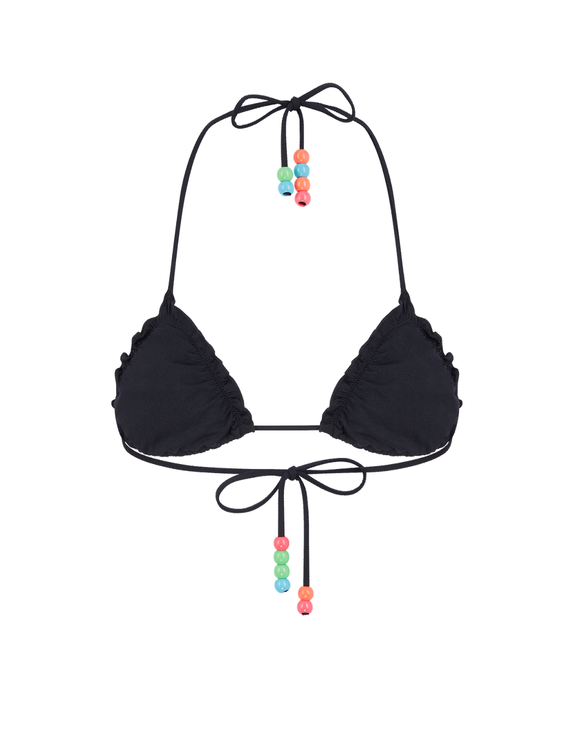 Lely Tie Side Bikini Top Black | Agent Provocateur