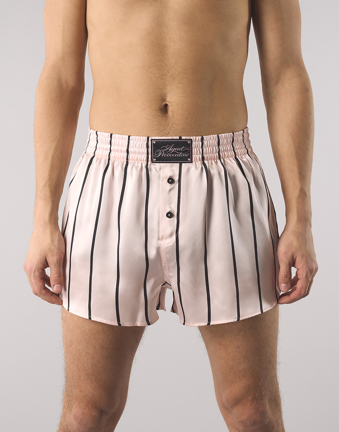 Jax Mens Boxer Candy Pink/Black | Agent Provocateur