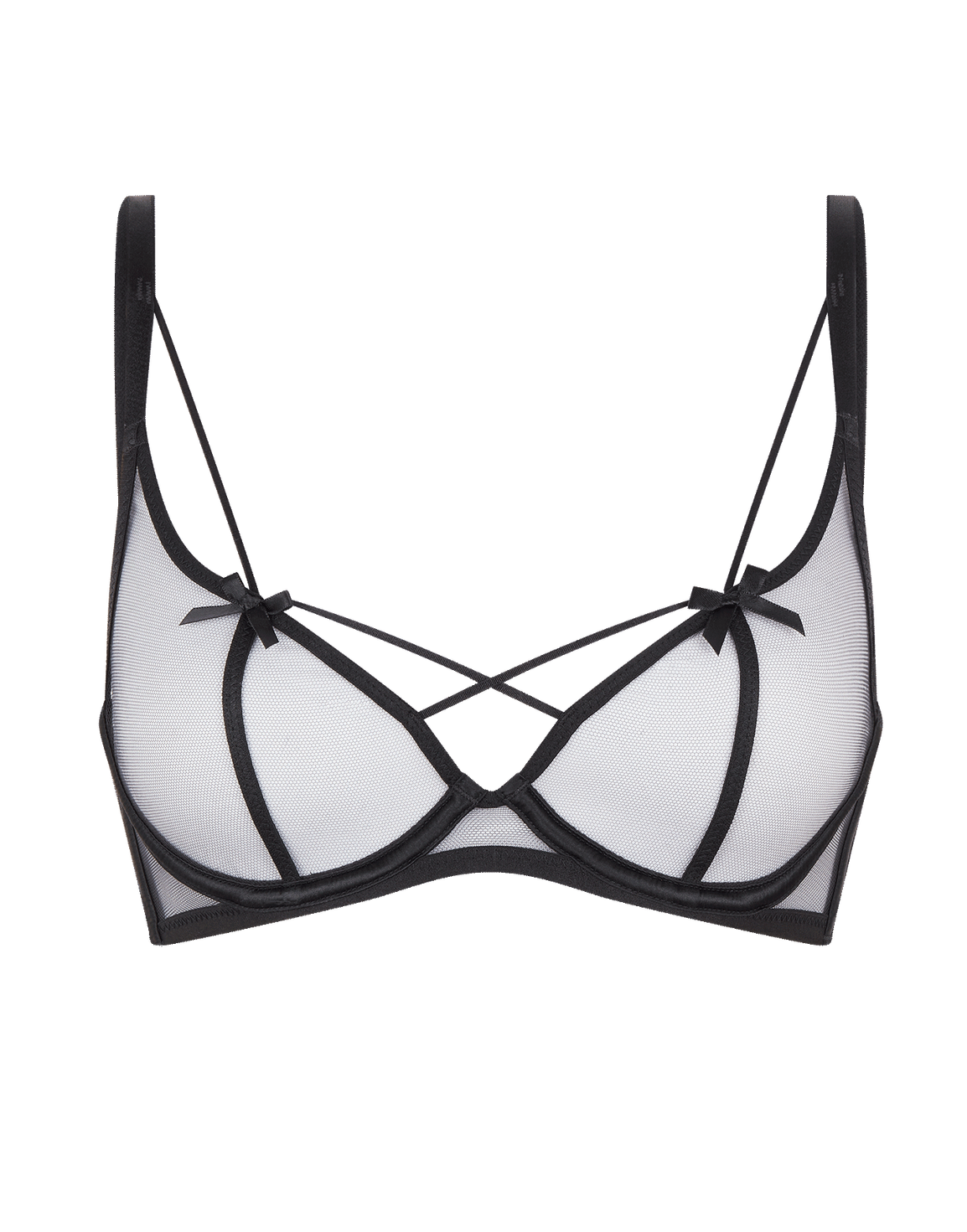Zella High Neck Underwired Bra  Black | Agent Provocateur