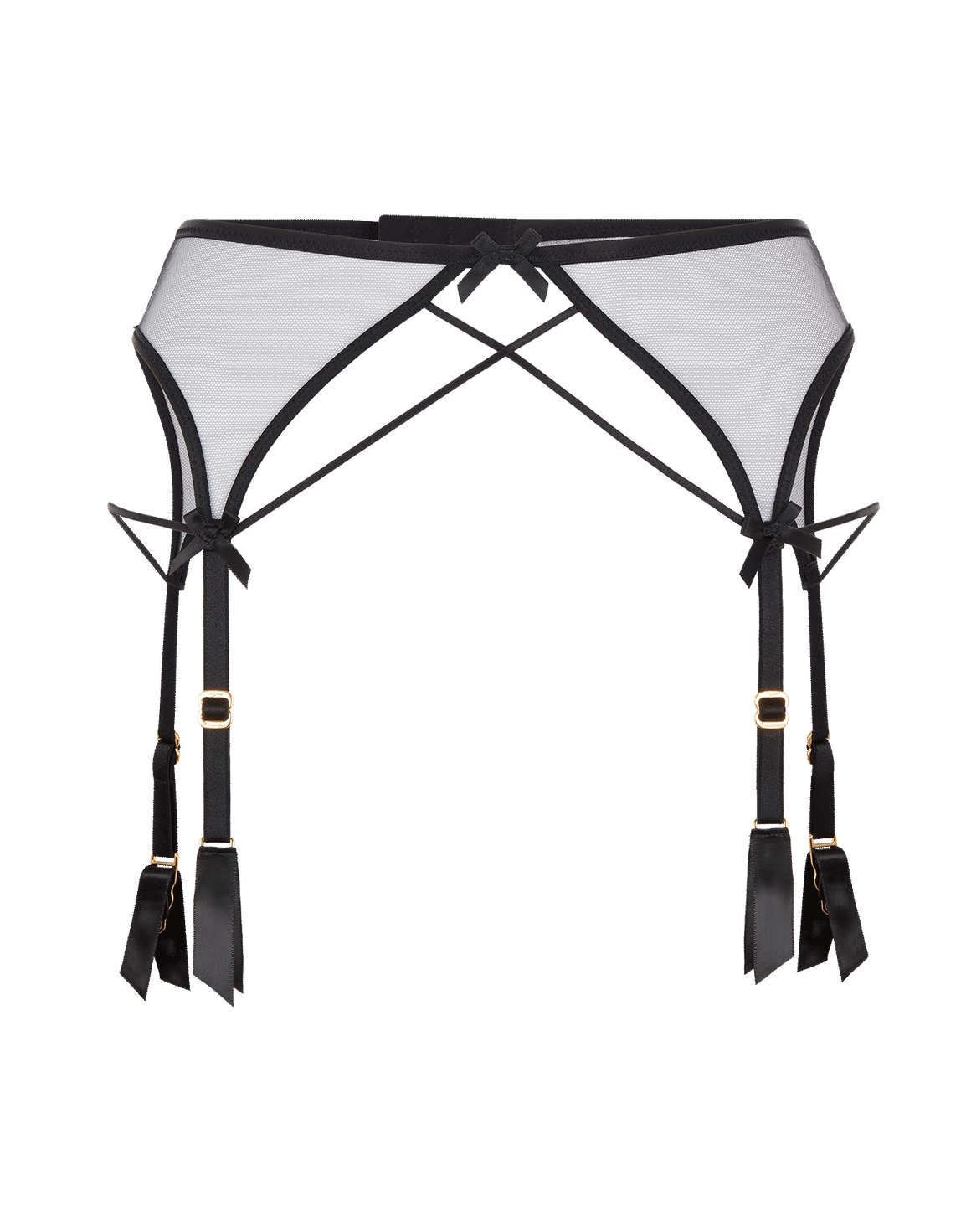 Zella Suspender Black | Agent Provocateur