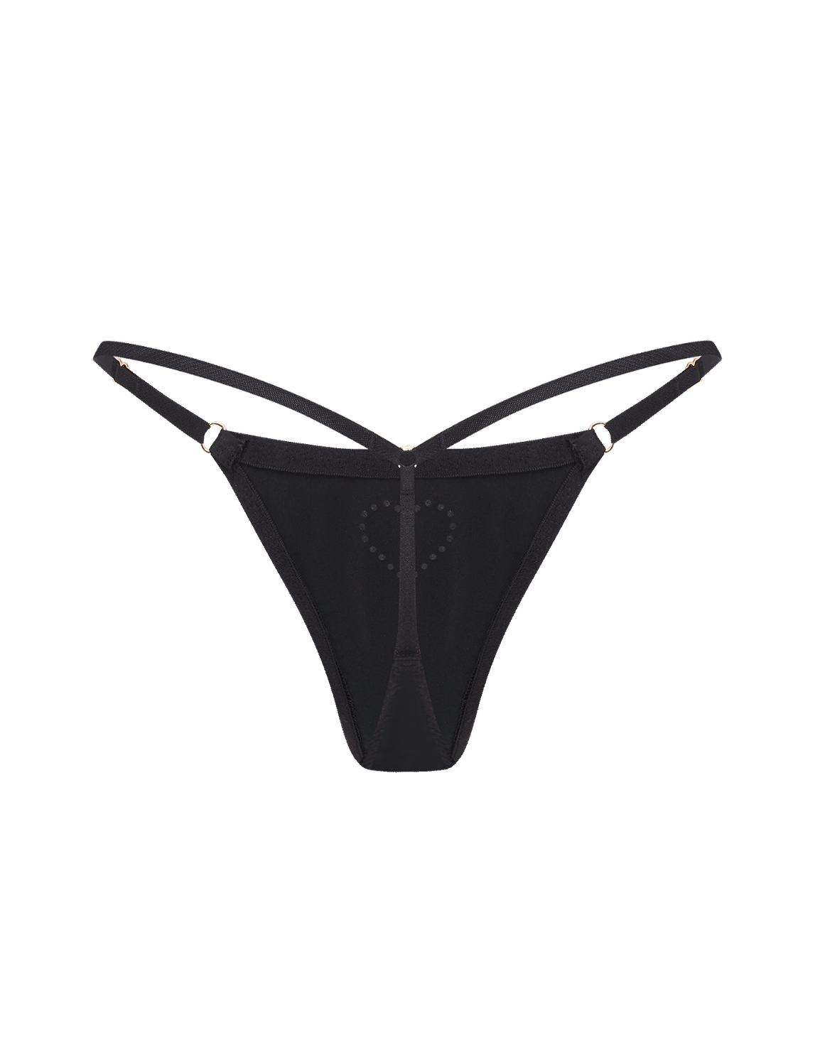 Fabi Heart 3 Pack Thong Set Red/Black/Baby Pink | Agent Provocateur