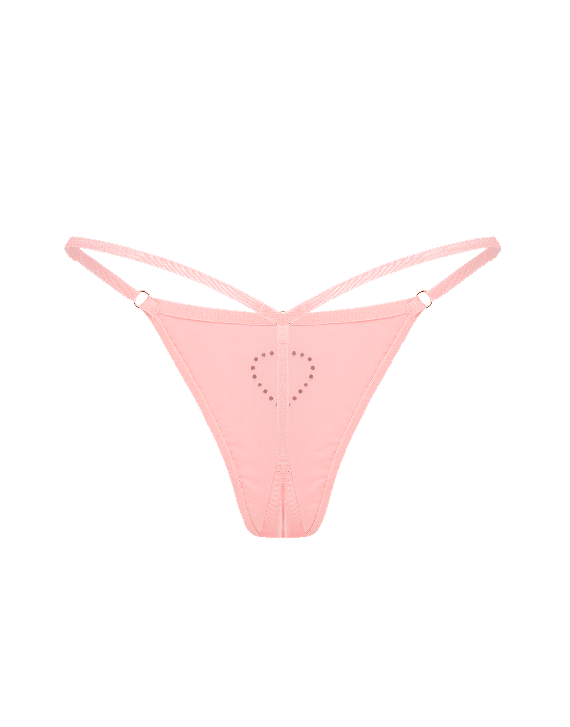 Fabi Heart 3 Pack Thong Set Red/Black/Baby Pink | Agent Provocateur