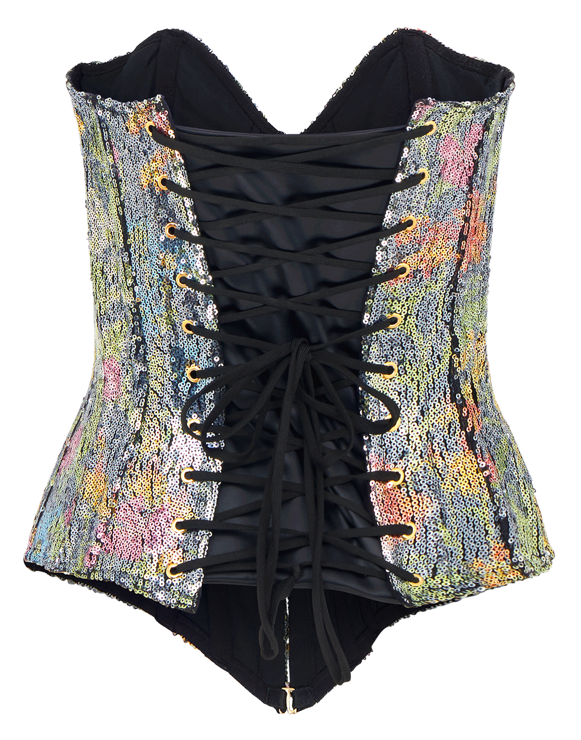 Izzi Corset Silver/Multi | Agent Provocateur