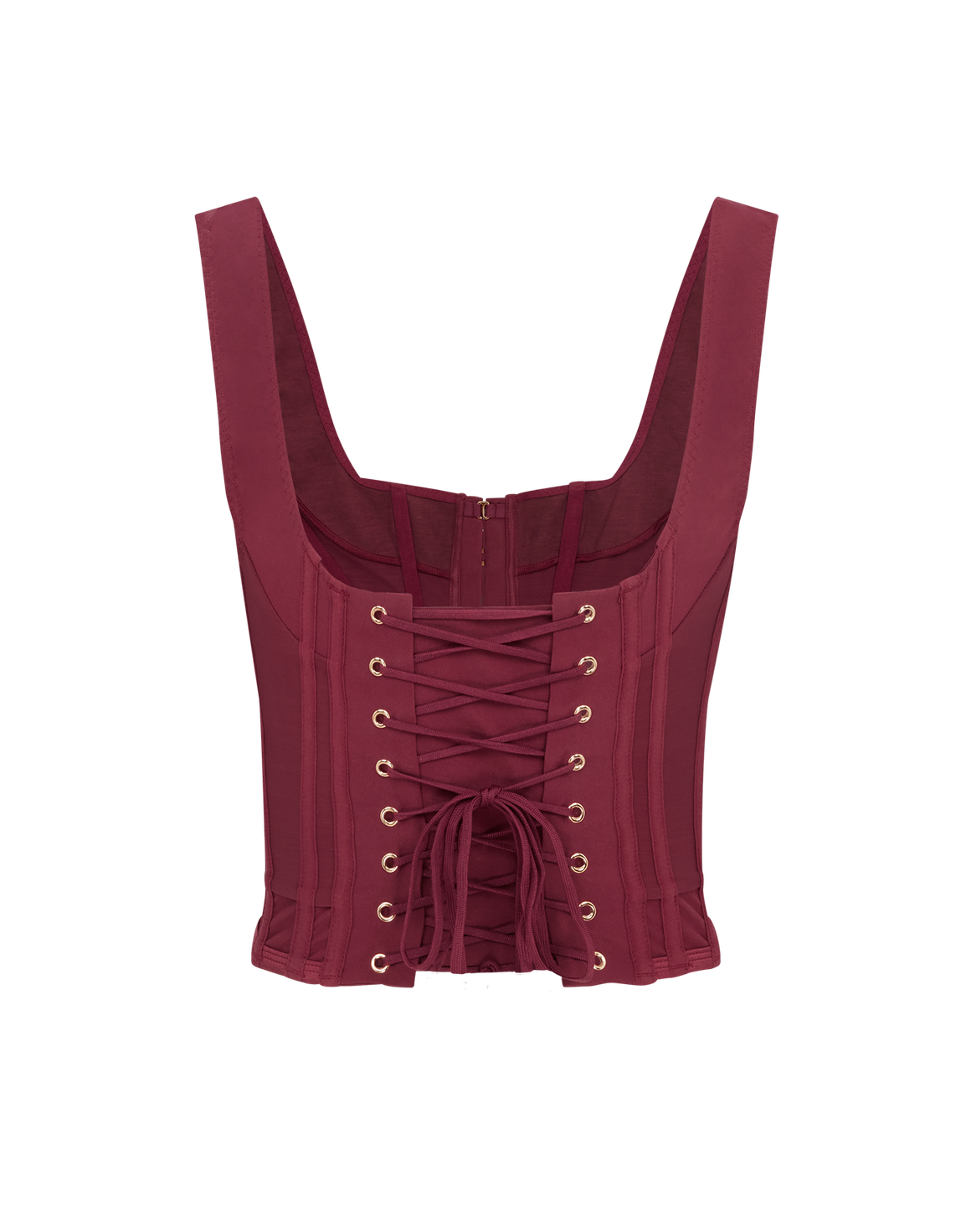 Zena Corset Top Burgundy | Agent Provocateur