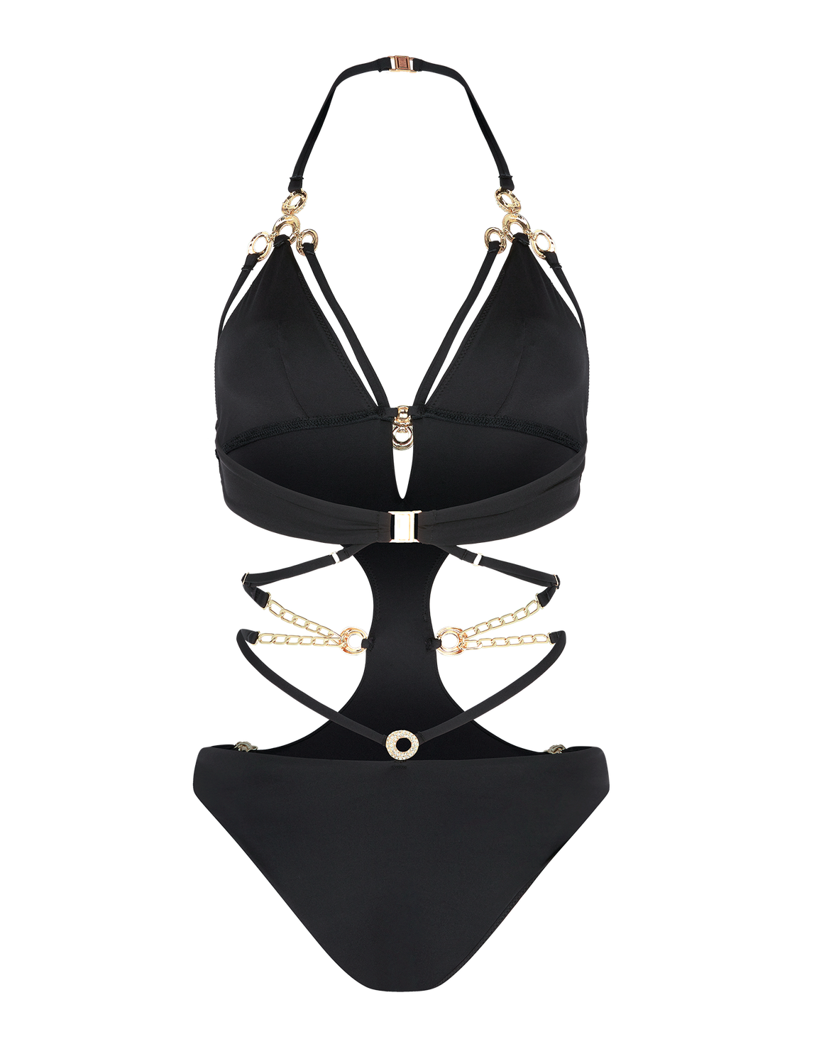 Haislee Swimsuit Black/Gold | Agent Provocateur