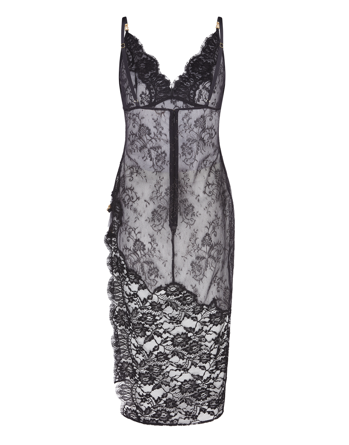 Tasmina Slip Black/Sand | Agent Provocateur