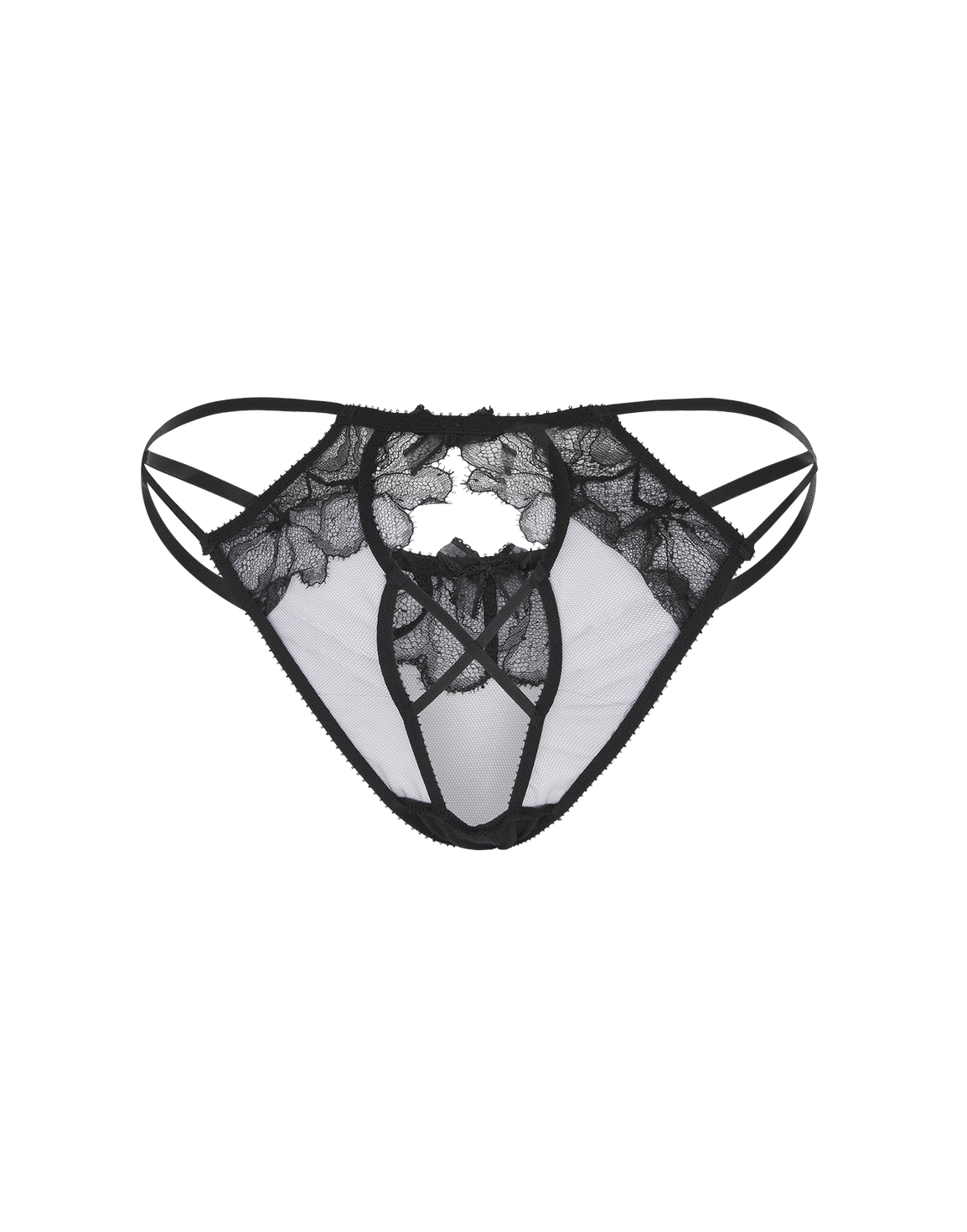 Kissie Ouvert Black | Agent Provocateur