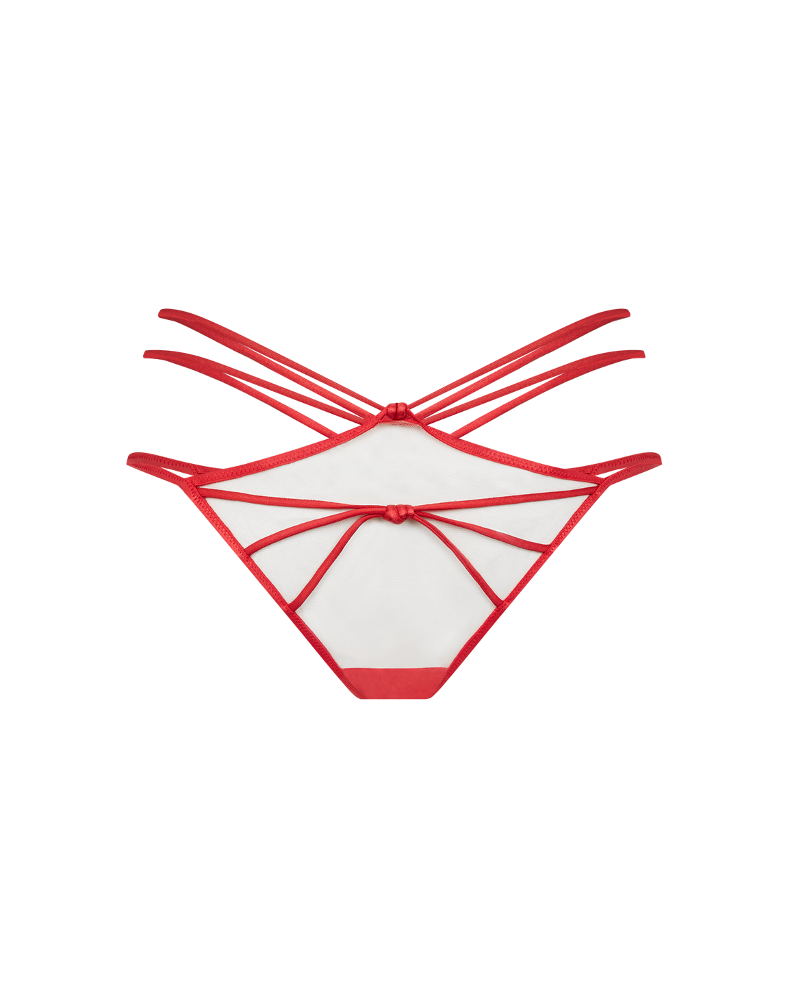 Ozara Full Brief Sand/Red | Agent Provocateur