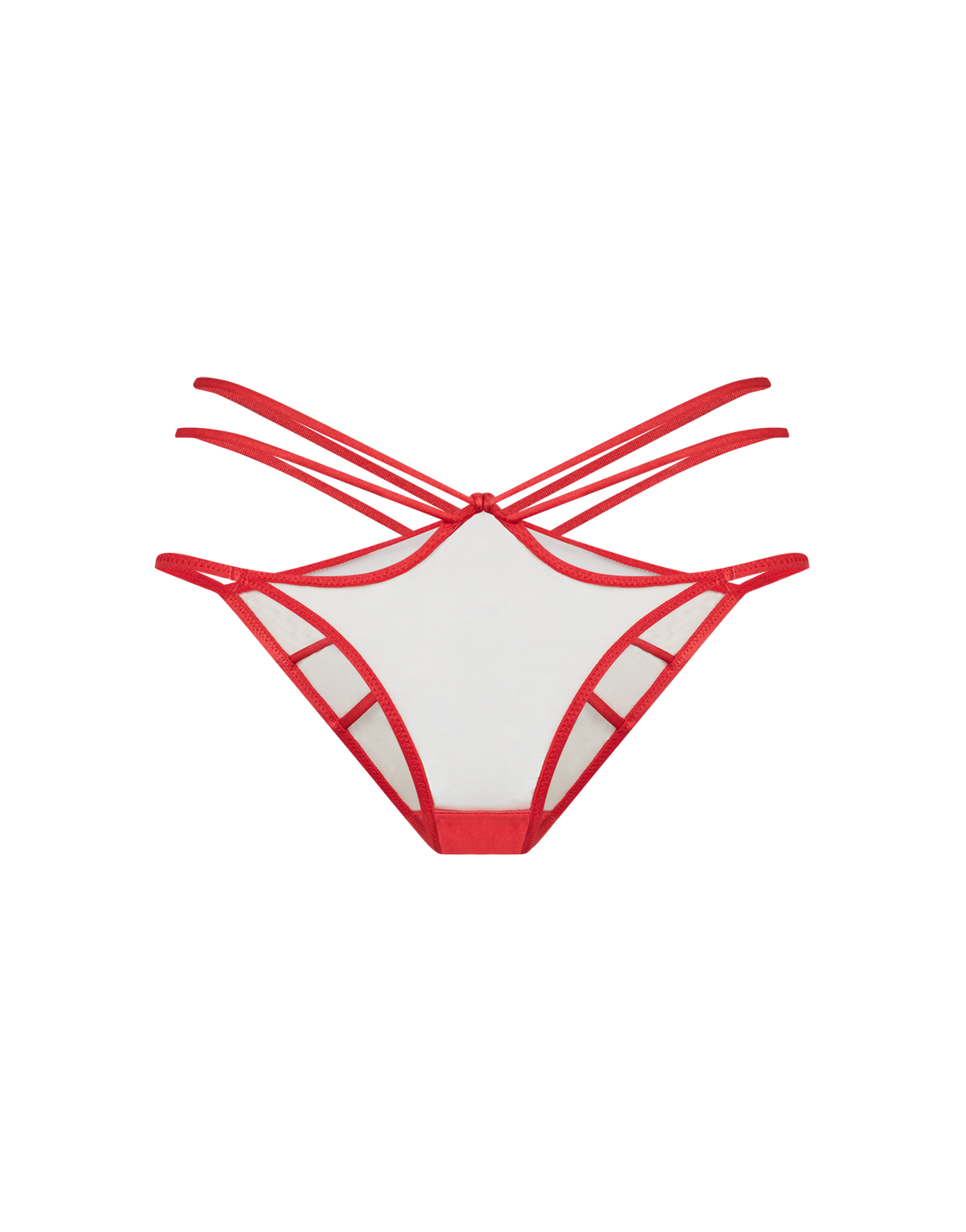 Ozara Full Brief Sand/Red | Agent Provocateur