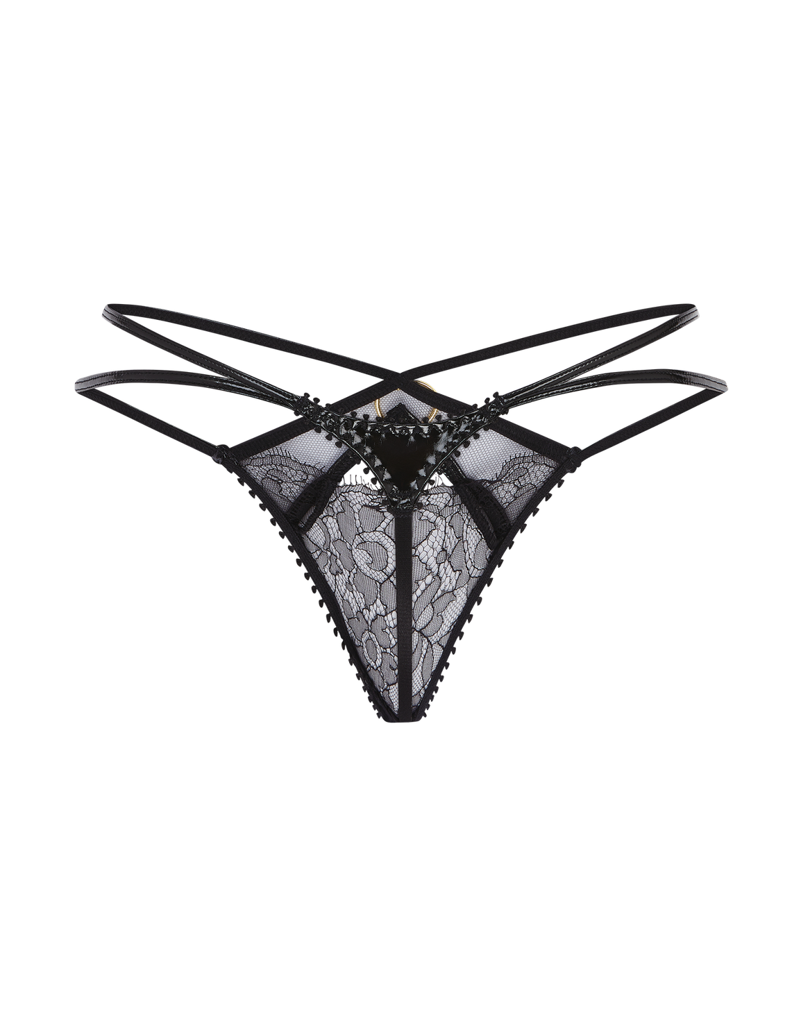 Foxie Thong Black | Agent Provocateur