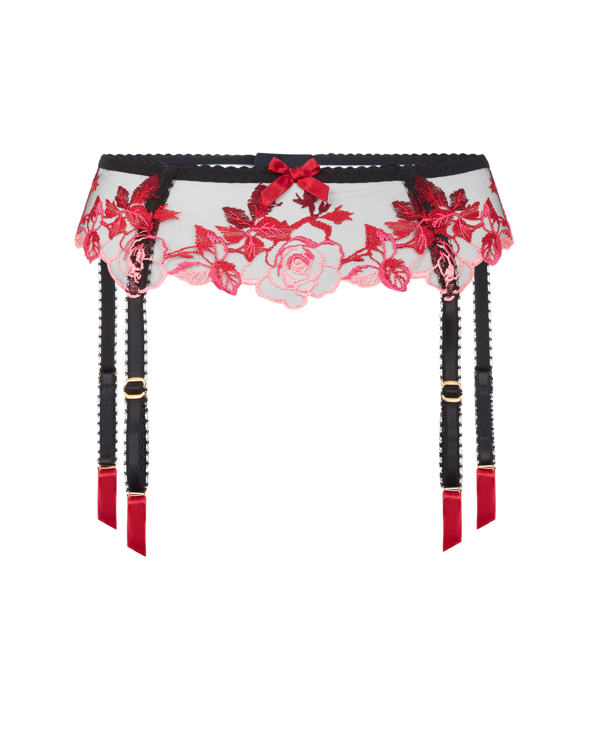 Callypso Suspender Black/Multicolour | Agent Provocateur