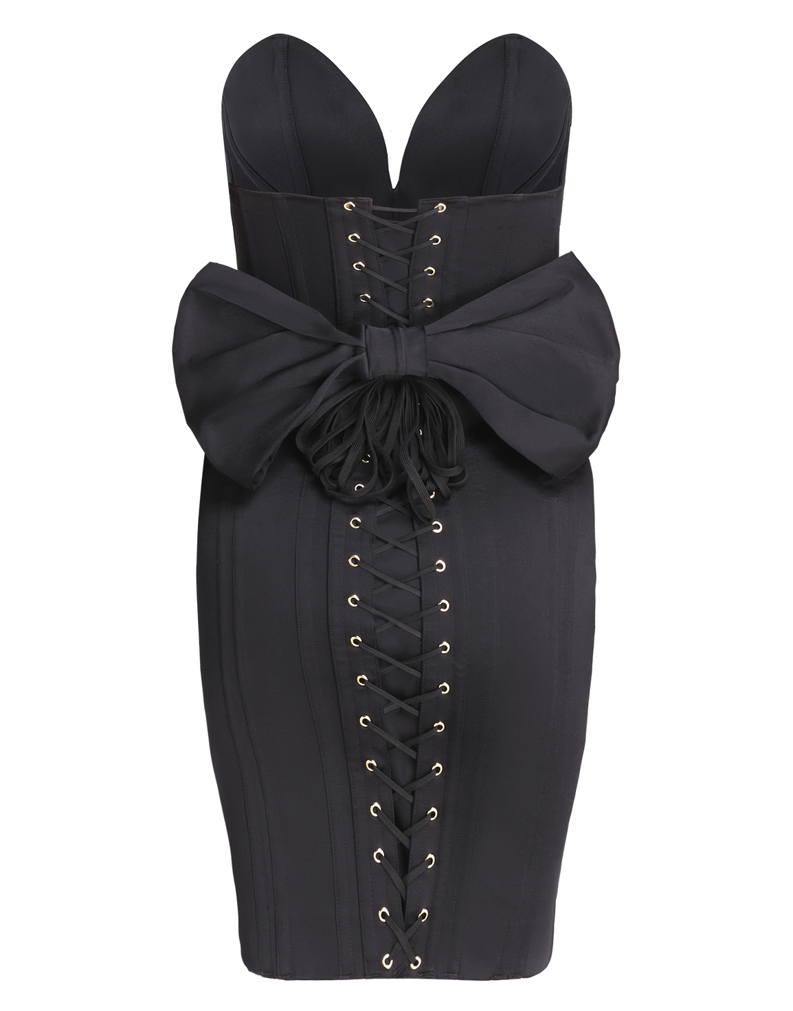 Byrdie Corset Dress Black | Agent Provocateur