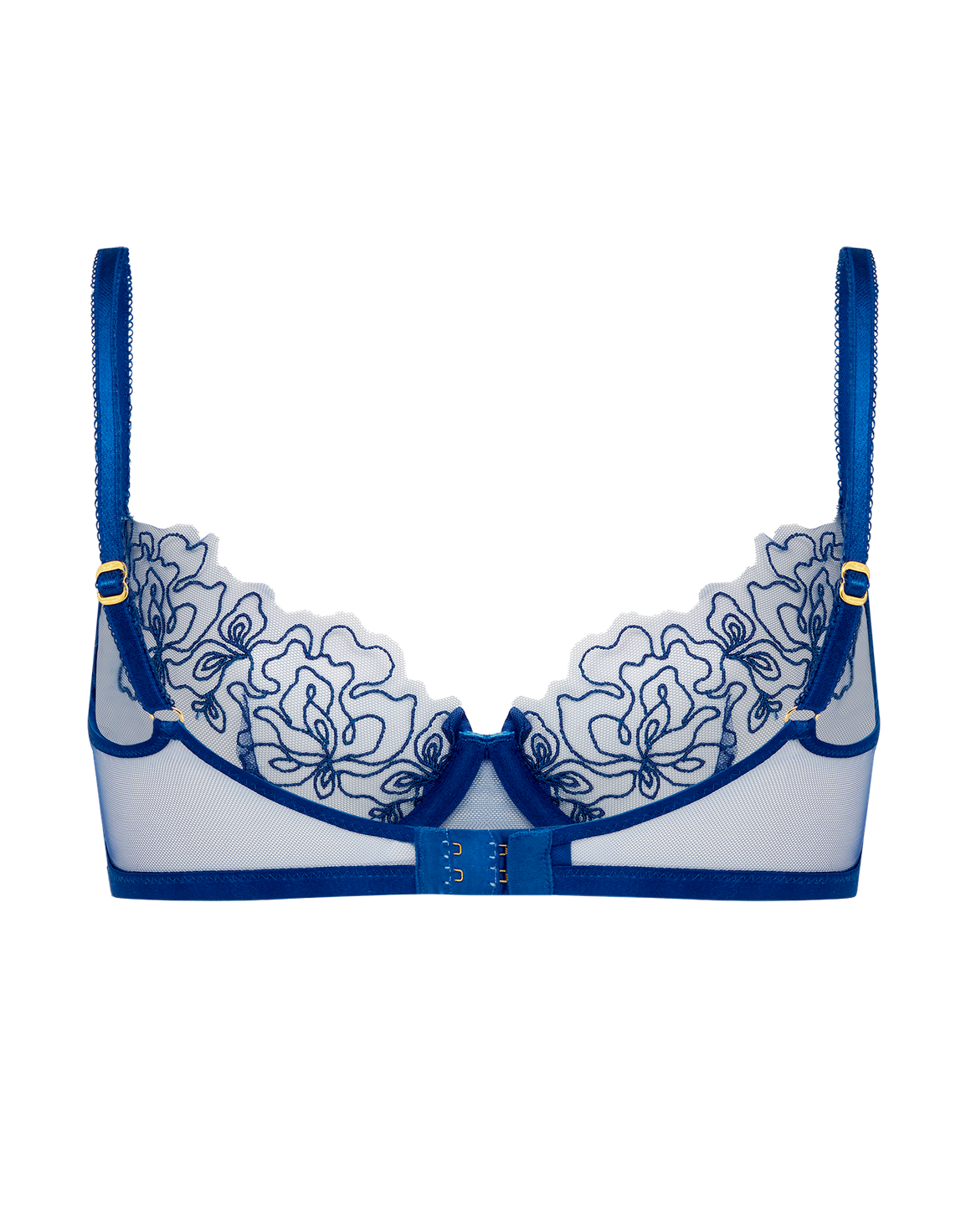 Juni Demi Cup Underwired Bra Cobalt | Agent Provocateur