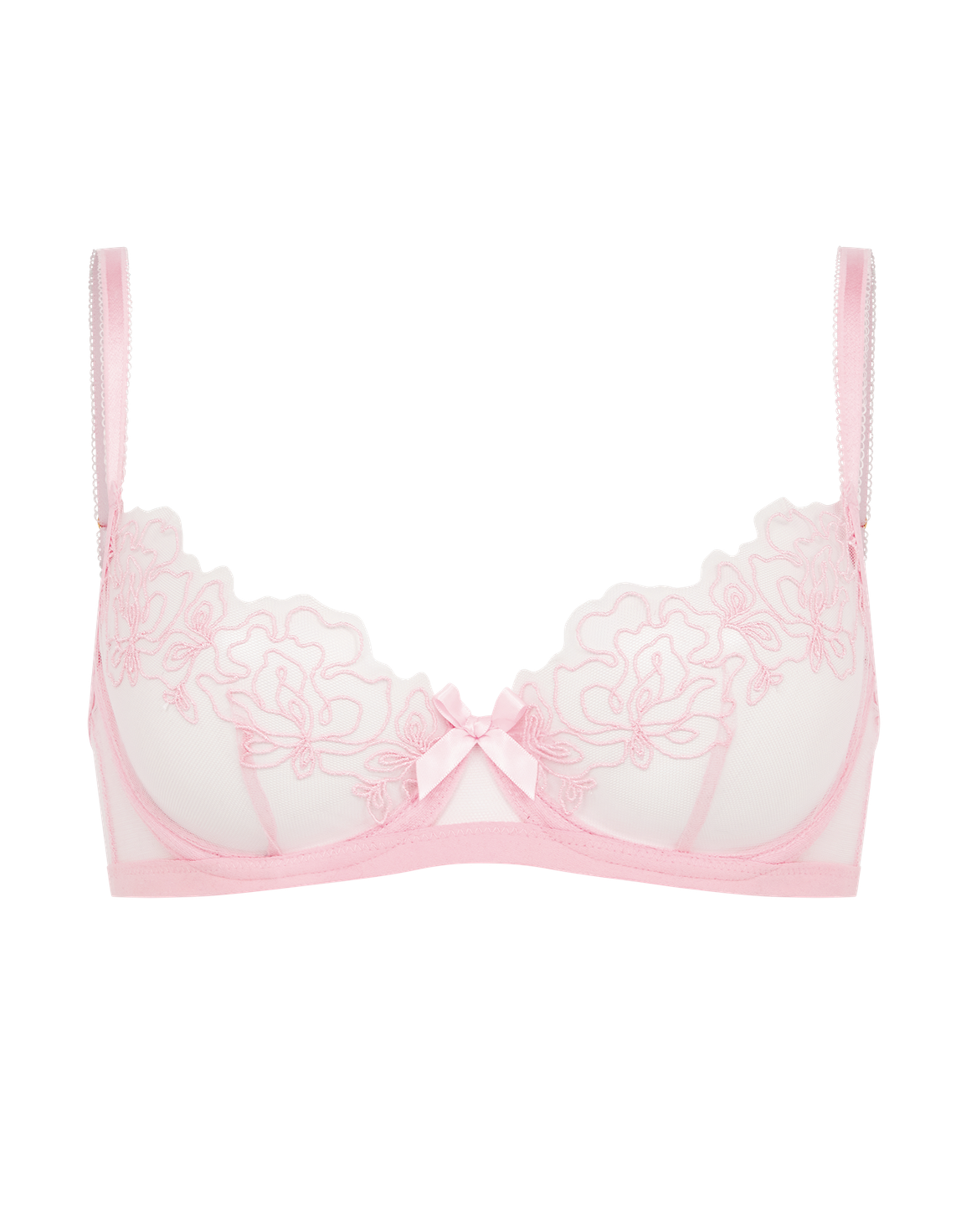 Juni Demi Cup Underwired Bra Baby Pink | Agent Provocateur