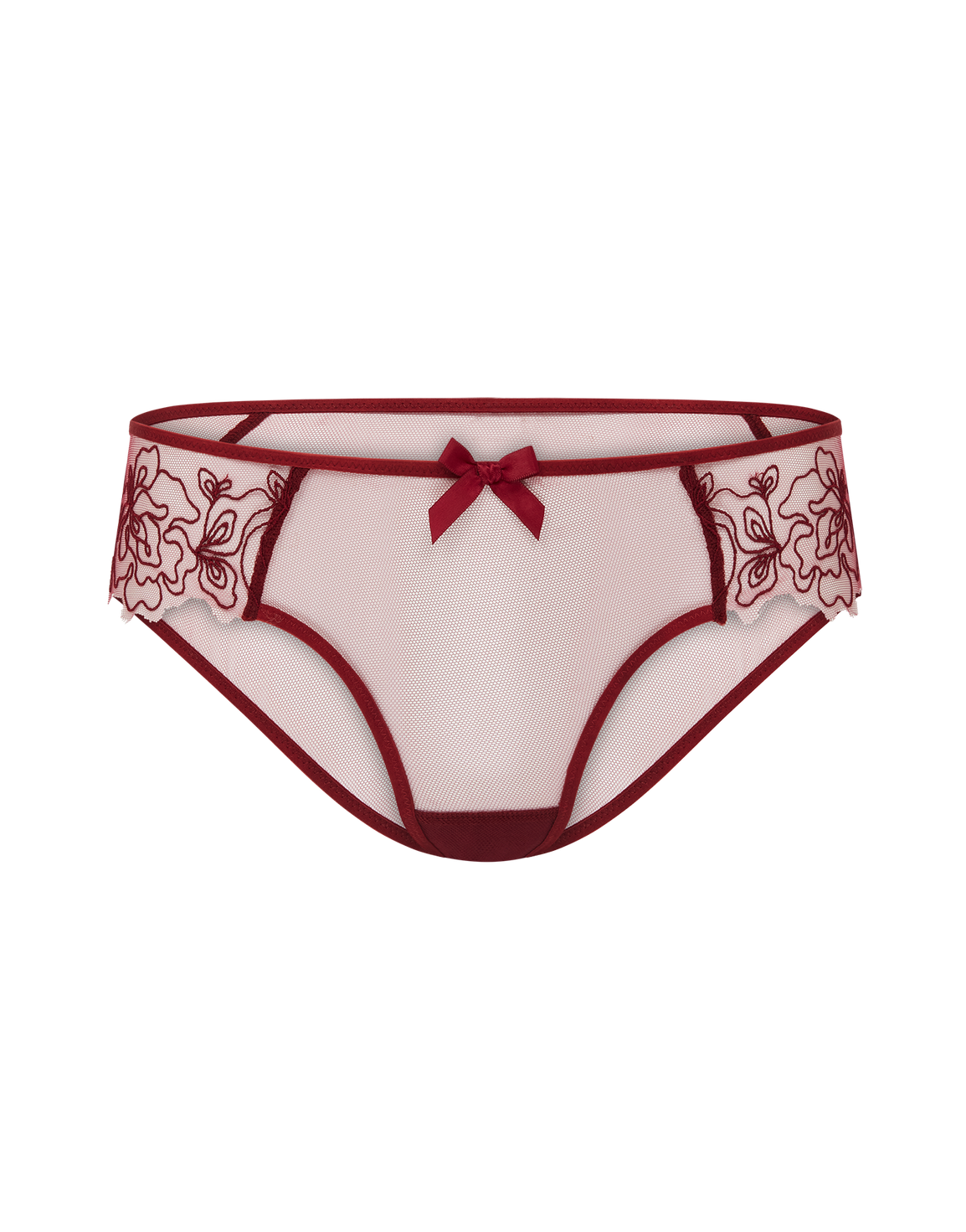 Juni Full Brief Burgundy | Agent Provocateur