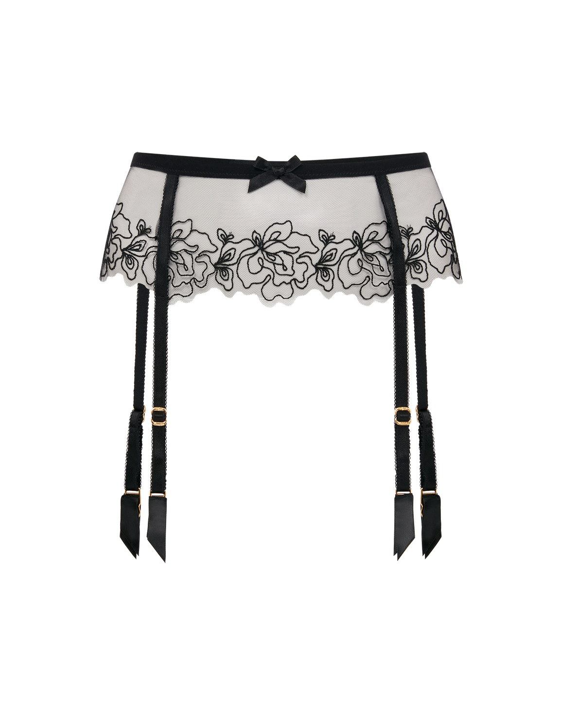 Juni Suspender Black | Agent Provocateur