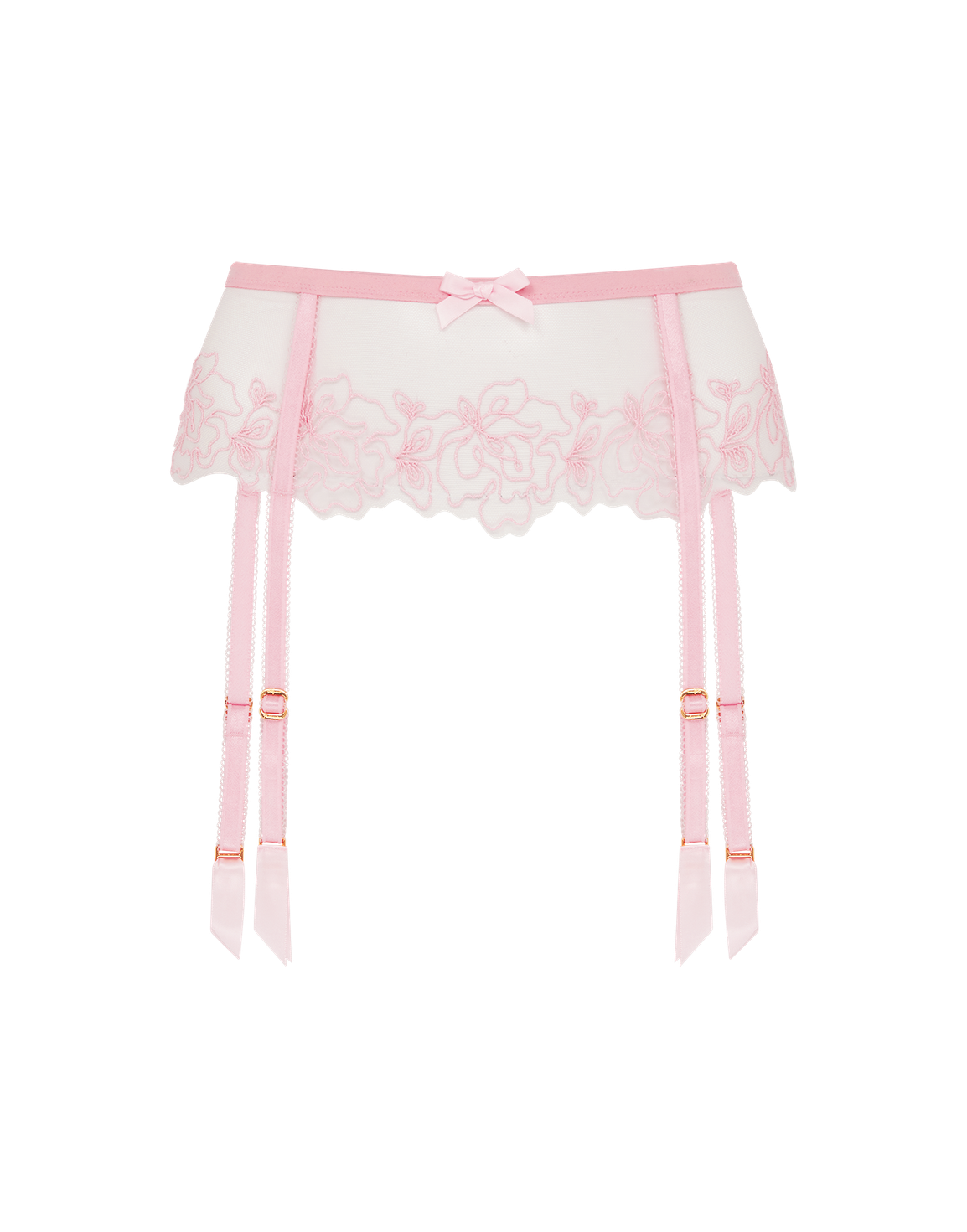 Juni Suspender Baby Pink | Agent Provocateur
