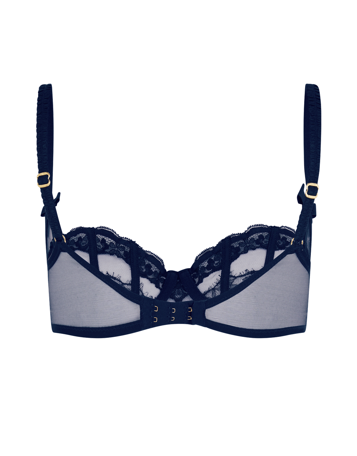 Mariann Balconette Underwired Bra Navy/Navy | Agent Provocateur