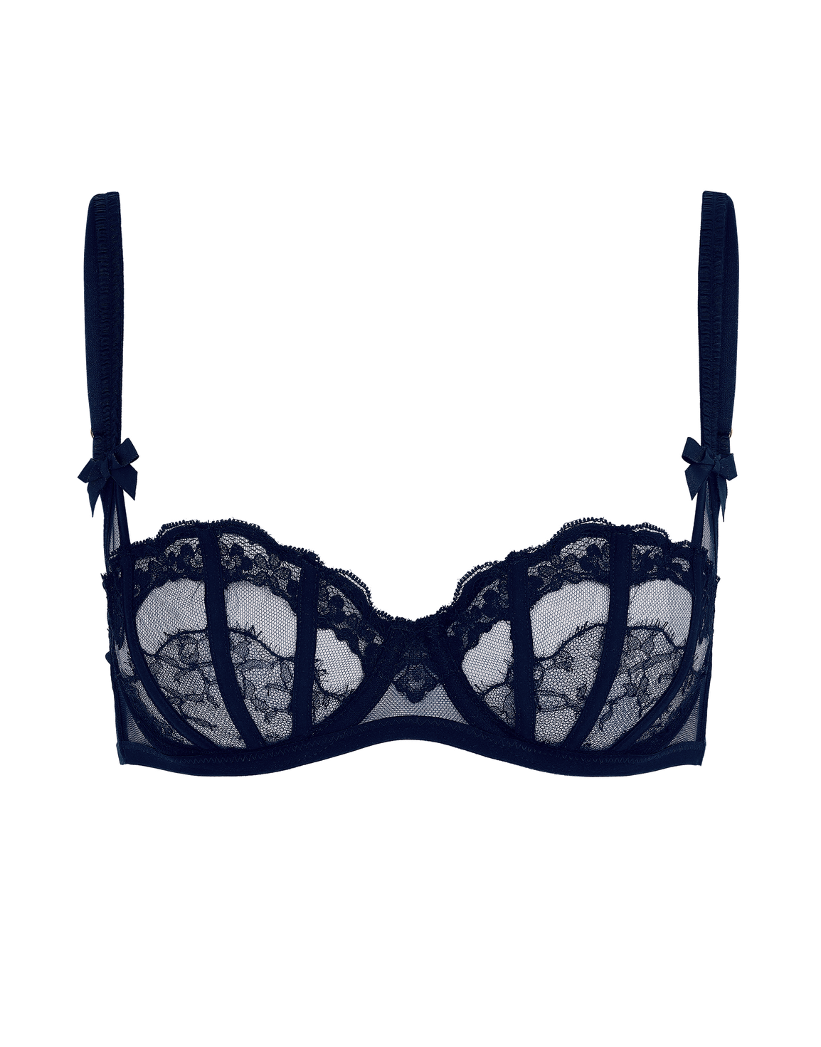 Mariann Balconette Underwired Bra Navy/Navy | Agent Provocateur