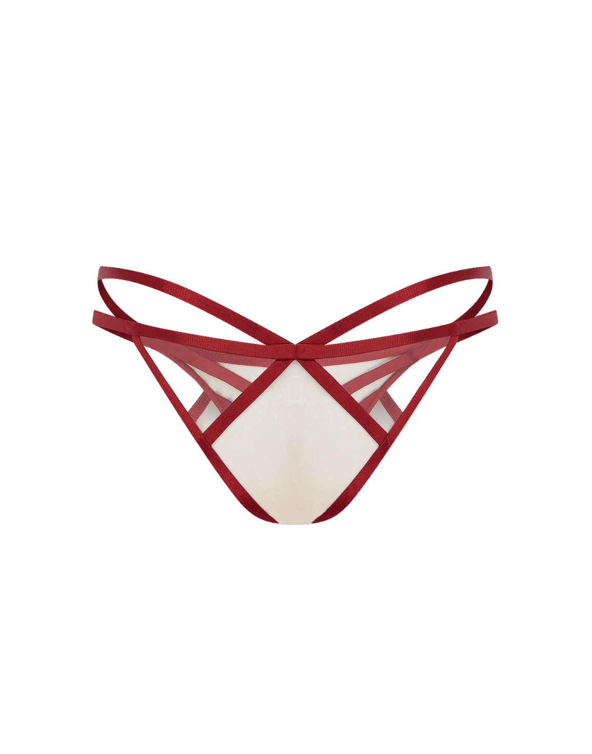 Briella Full Brief Burgundy | Agent Provocateur