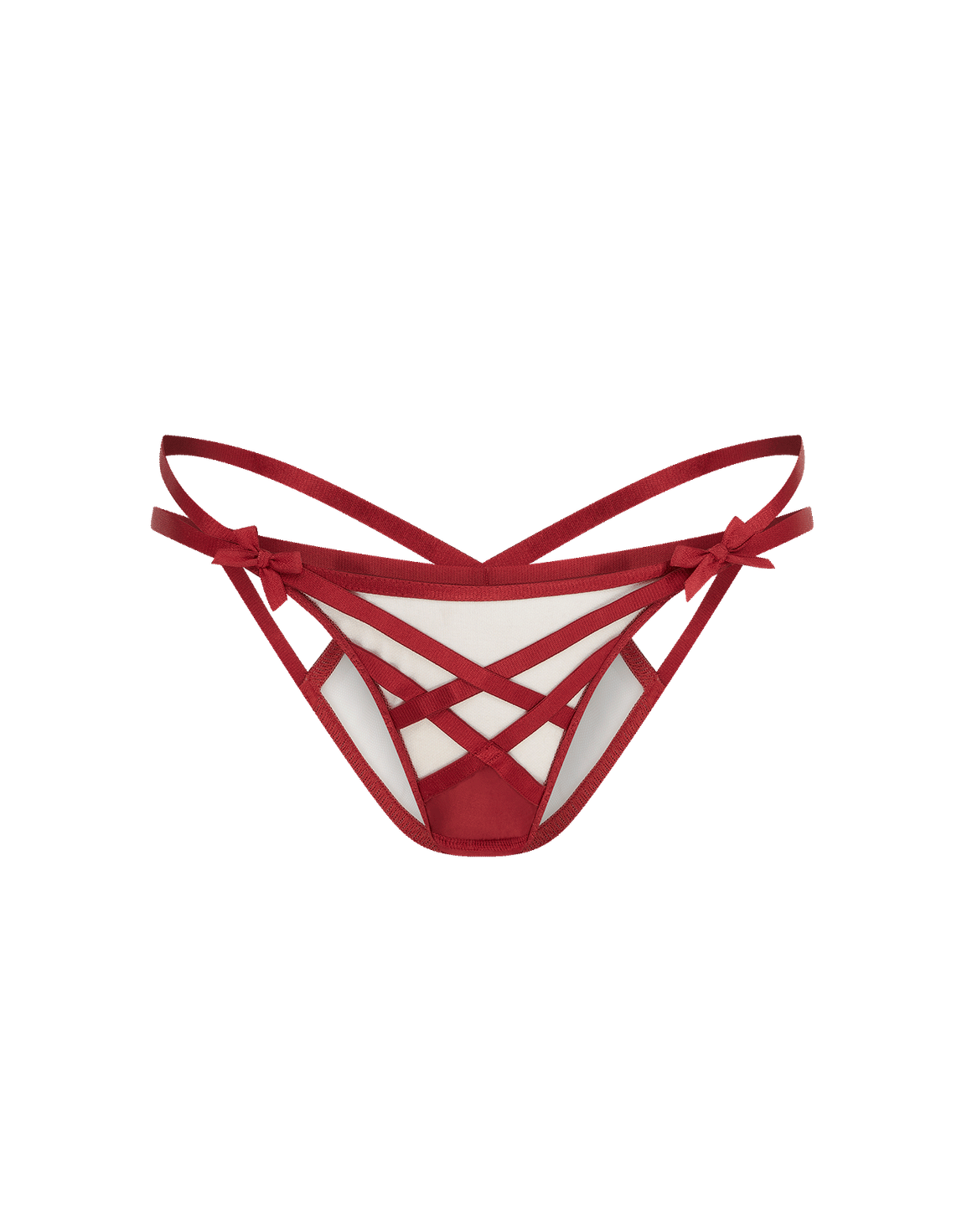 Briella Full Brief Burgundy | Agent Provocateur