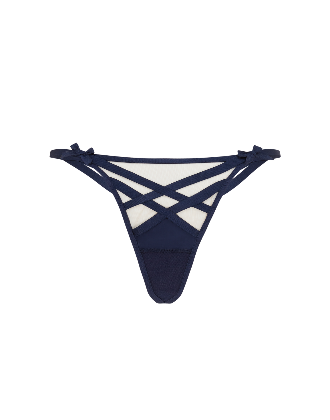Briella Thong Navy/Navy | Agent Provocateur