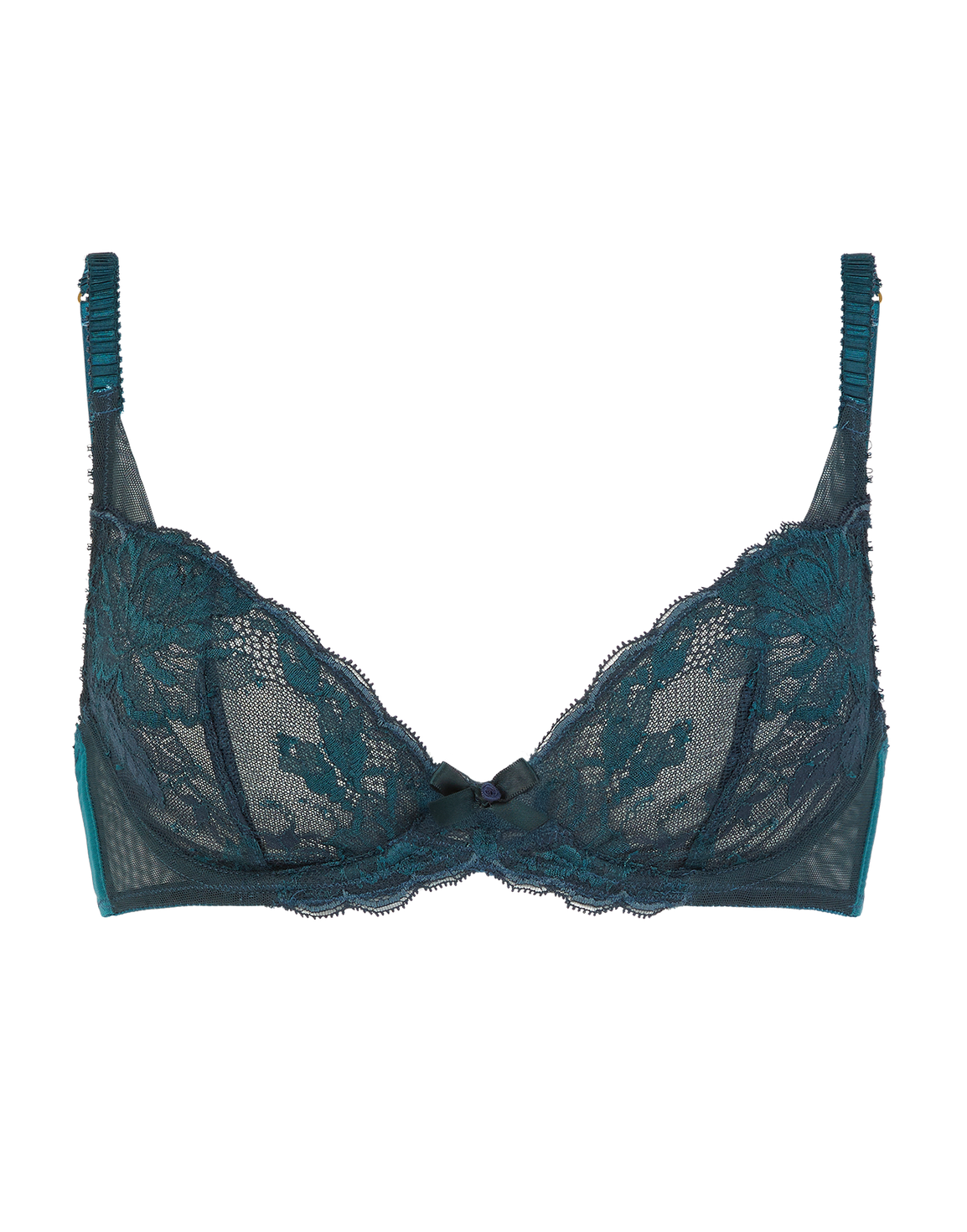 Yara Plunge Underwired Bra Teal | Agent Provocateur