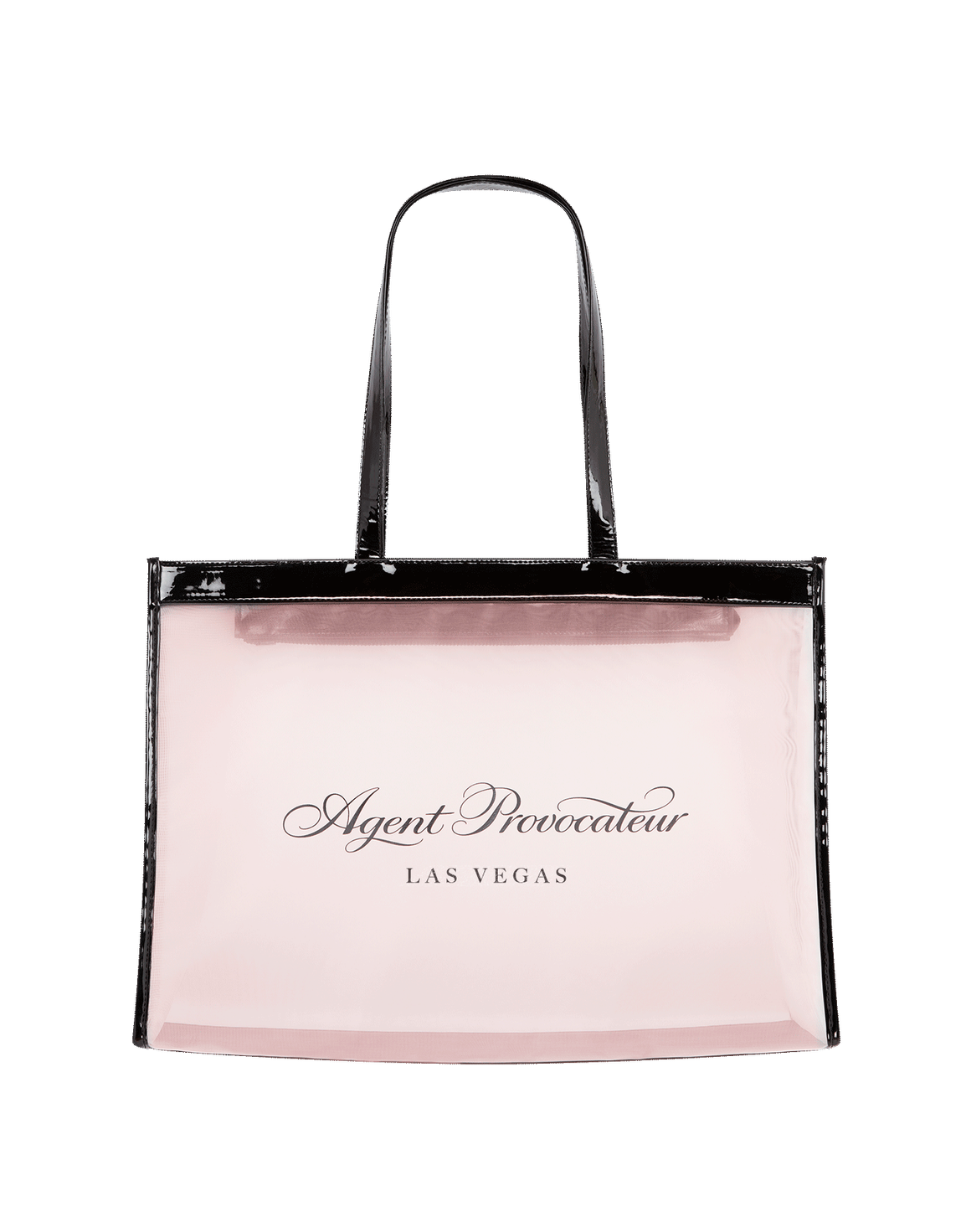 AP Las Vegas Tote Bag Baby Pink/Black | Agent Provocateur