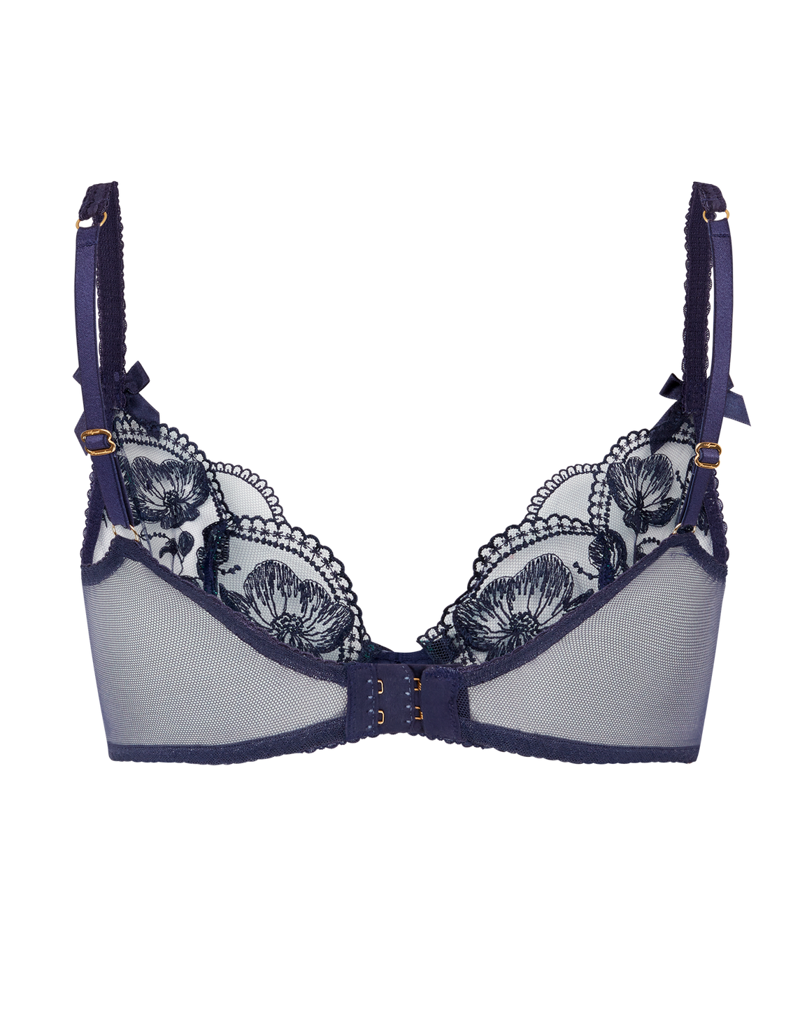 Winnette Plunge Underwired Bra Green | Agent Provocateur