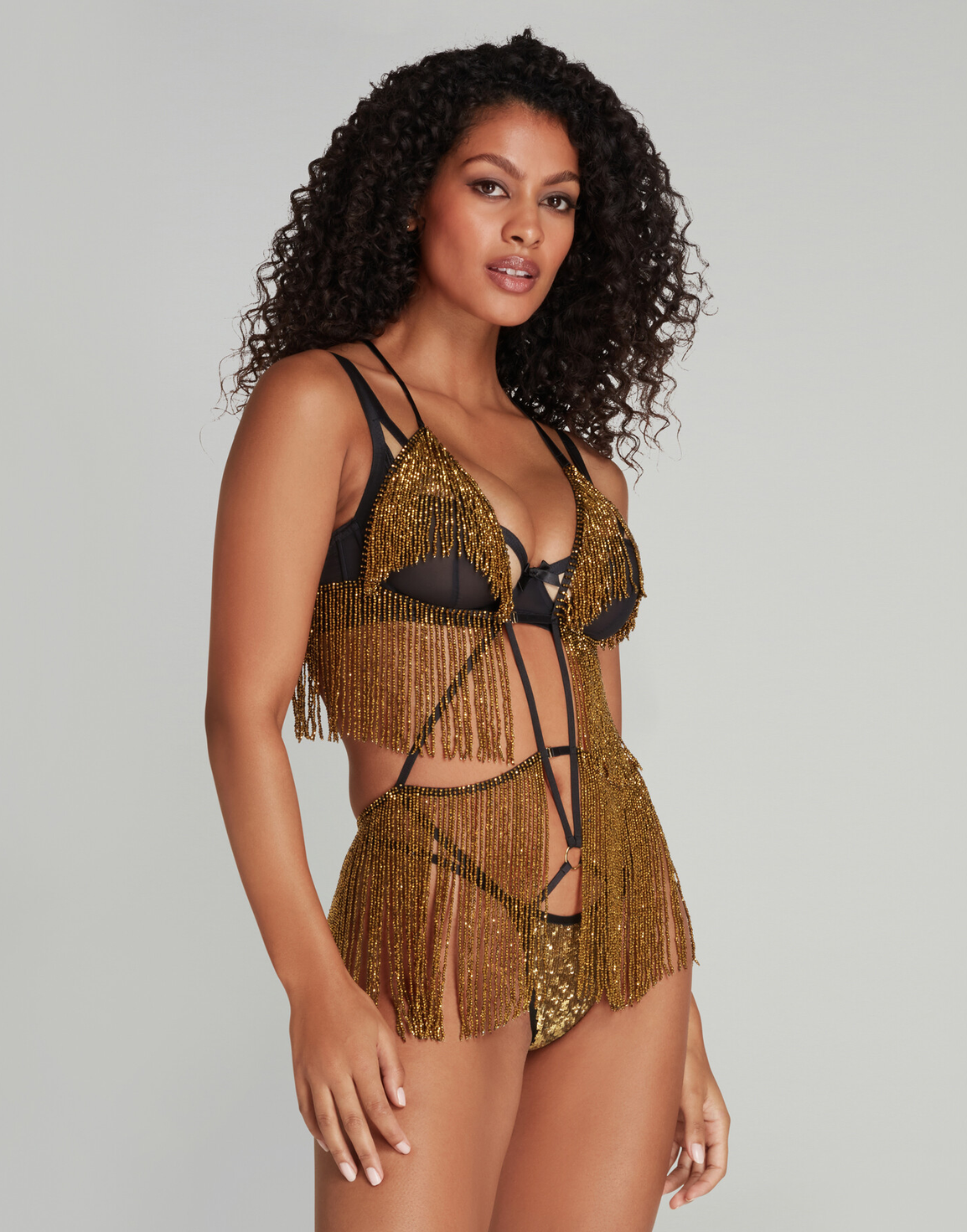 Anniah Playsuit Gold | Agent Provocateur