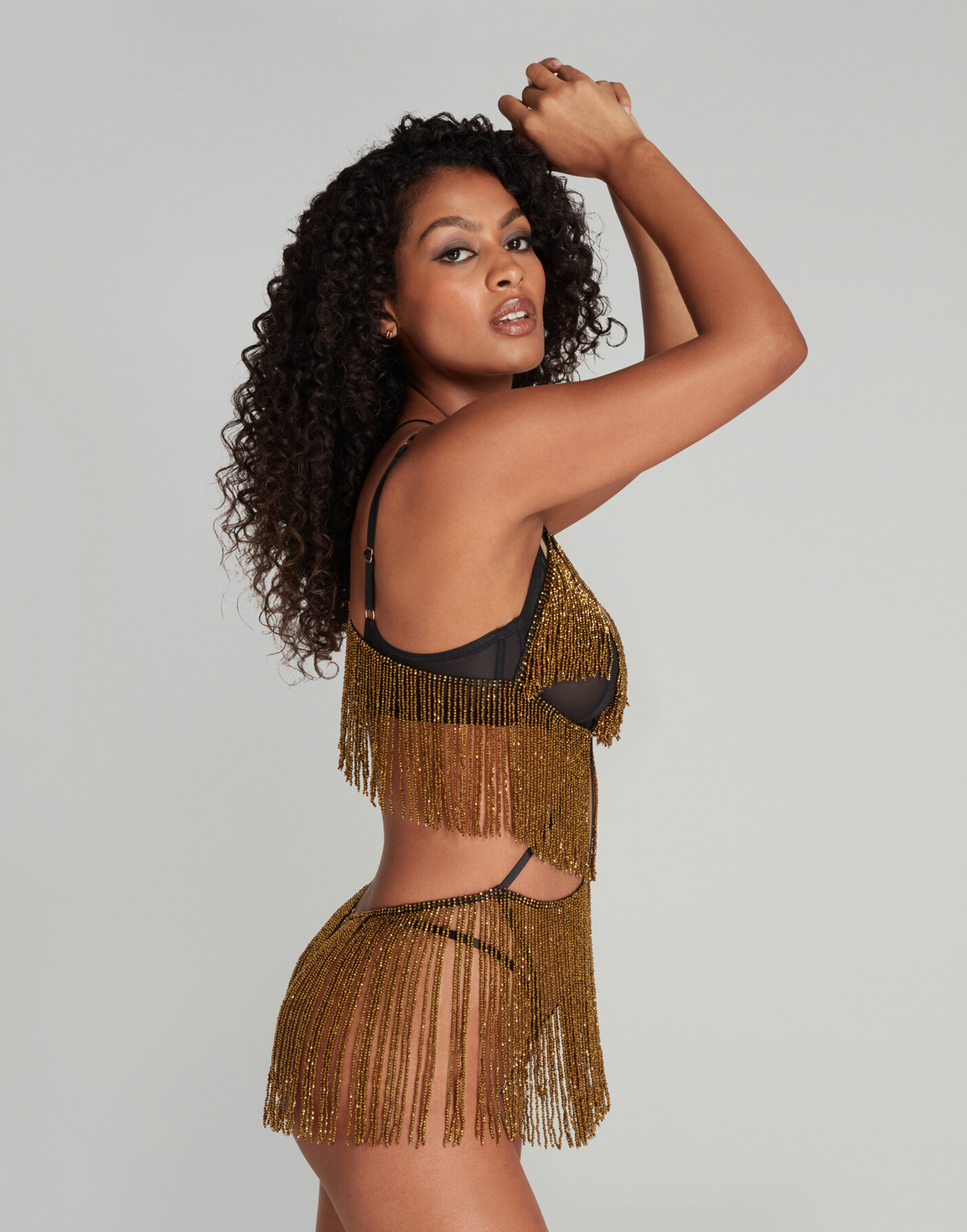 Anniah Playsuit Gold | Agent Provocateur