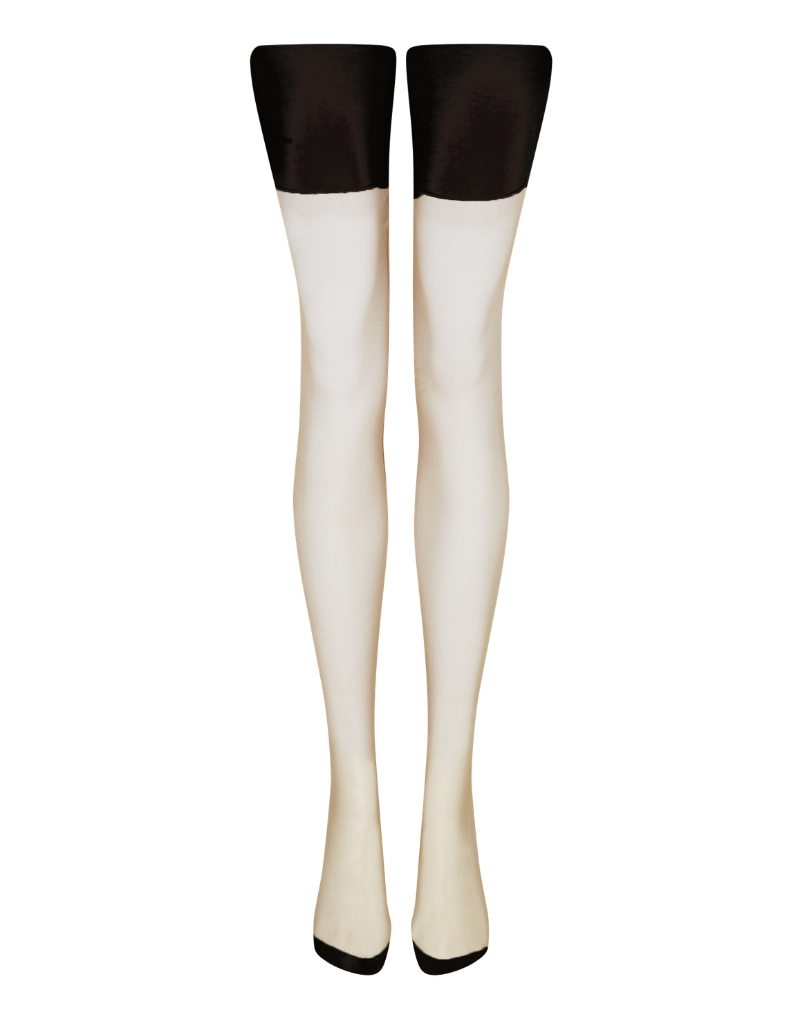 Ora Stockings Champagne/Black | Agent Provocateur