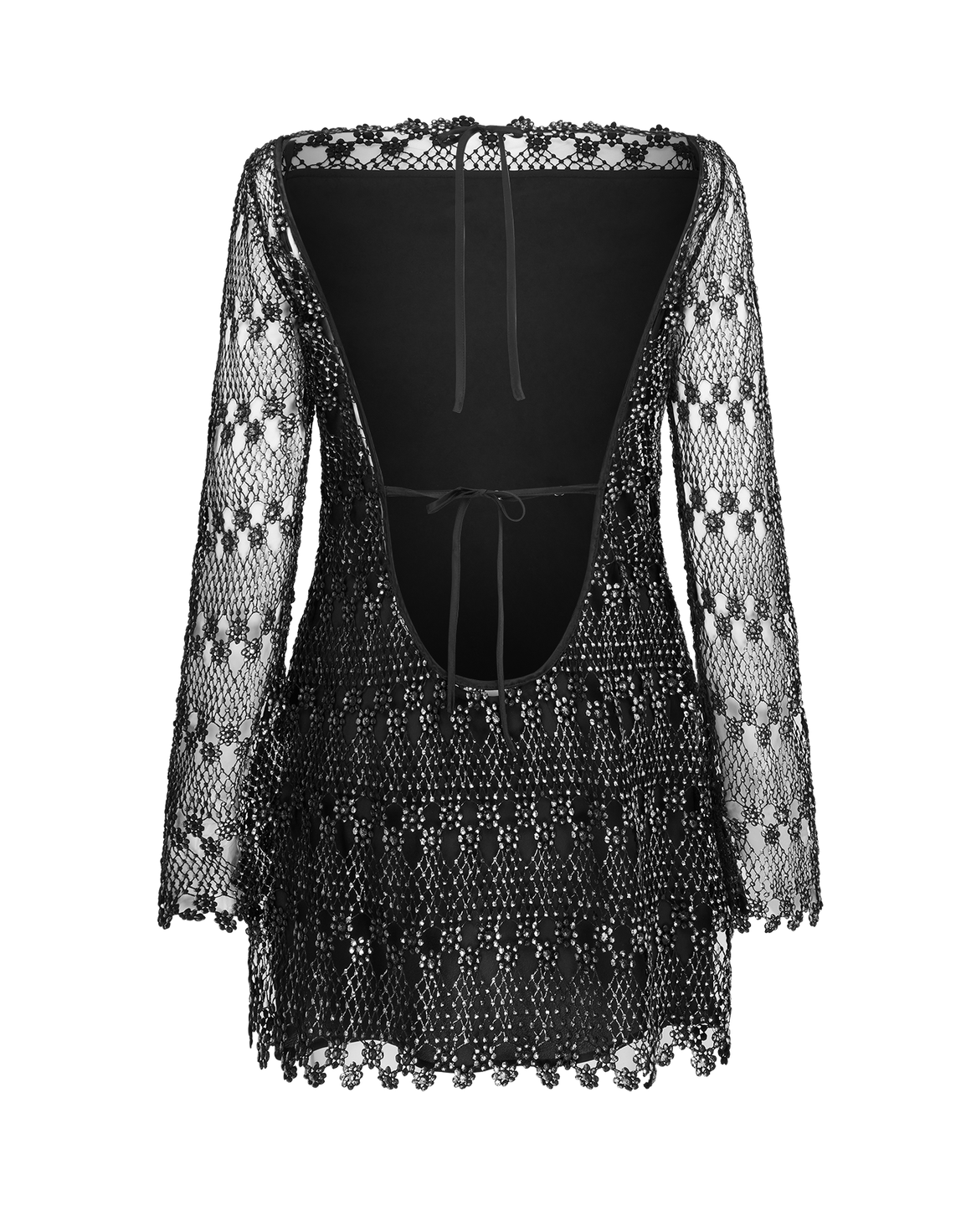 Maiya Cover Up Black/Silver | Agent Provocateur