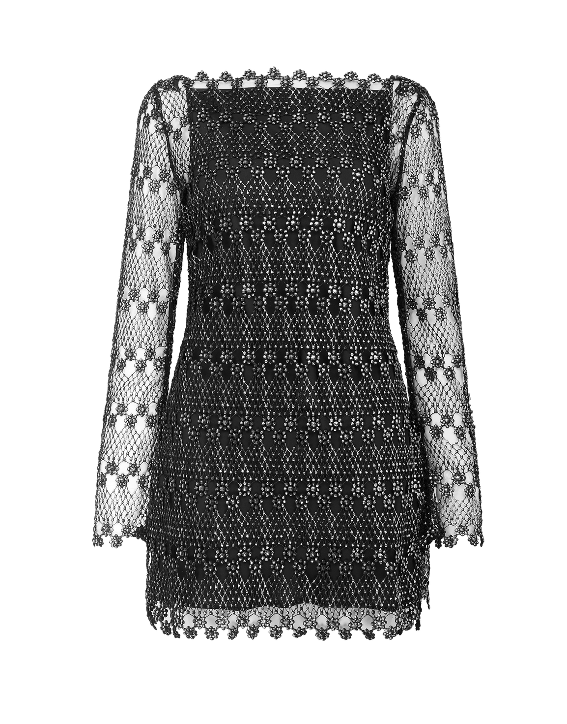 Maiya Cover Up Black/Silver | Agent Provocateur