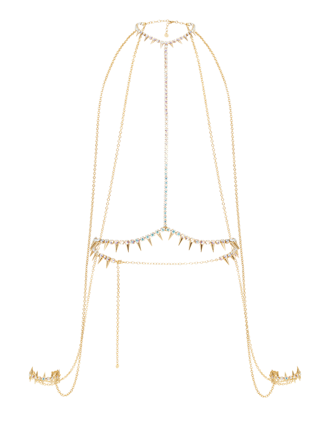 Harleigh Bodychain Gold/Iridescent | Agent Provocateur