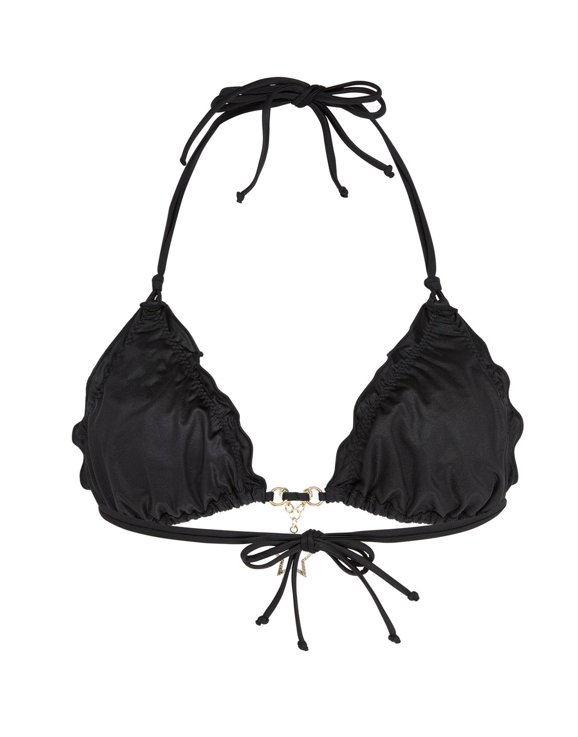 Berry 1 Bikini Top Black/Gold | Agent Provocateur