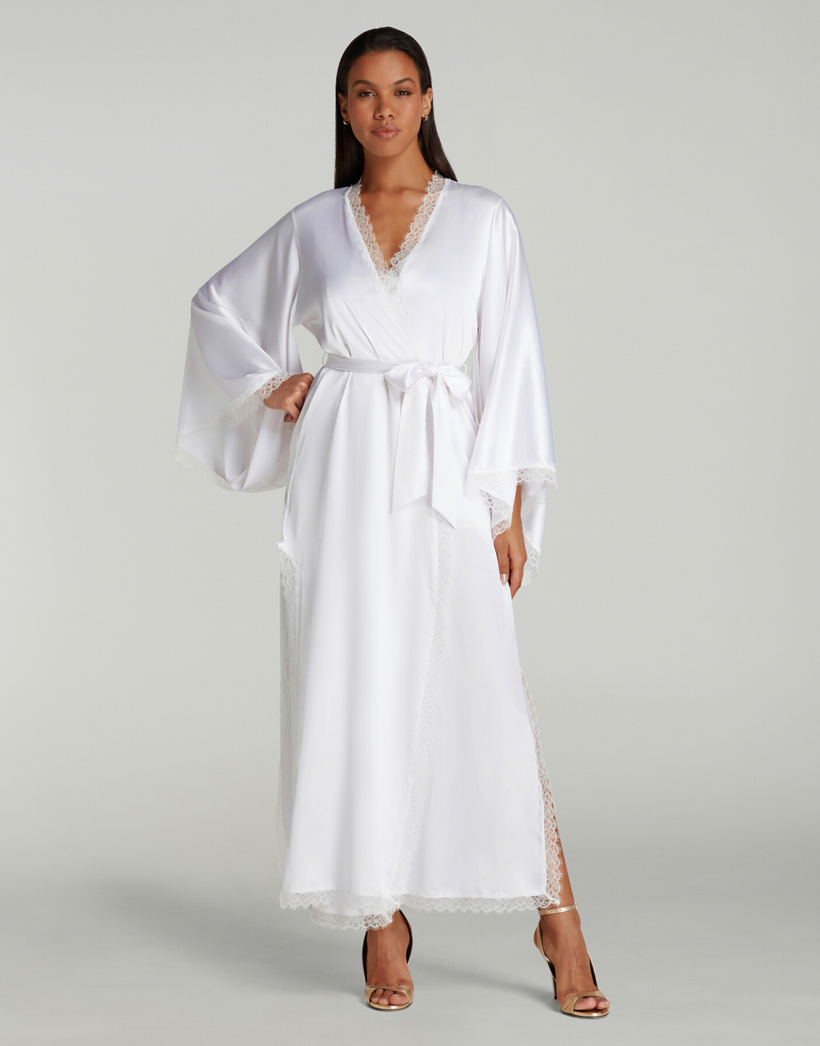 Gisele Long Kimono White | Agent Provocateur