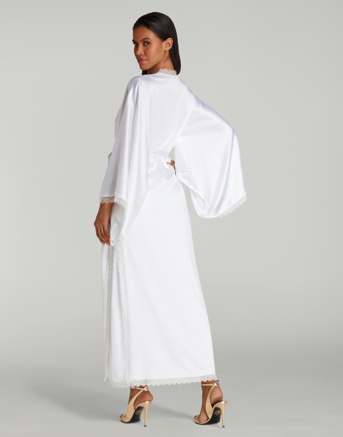 Gisele Long Kimono White | Agent Provocateur
