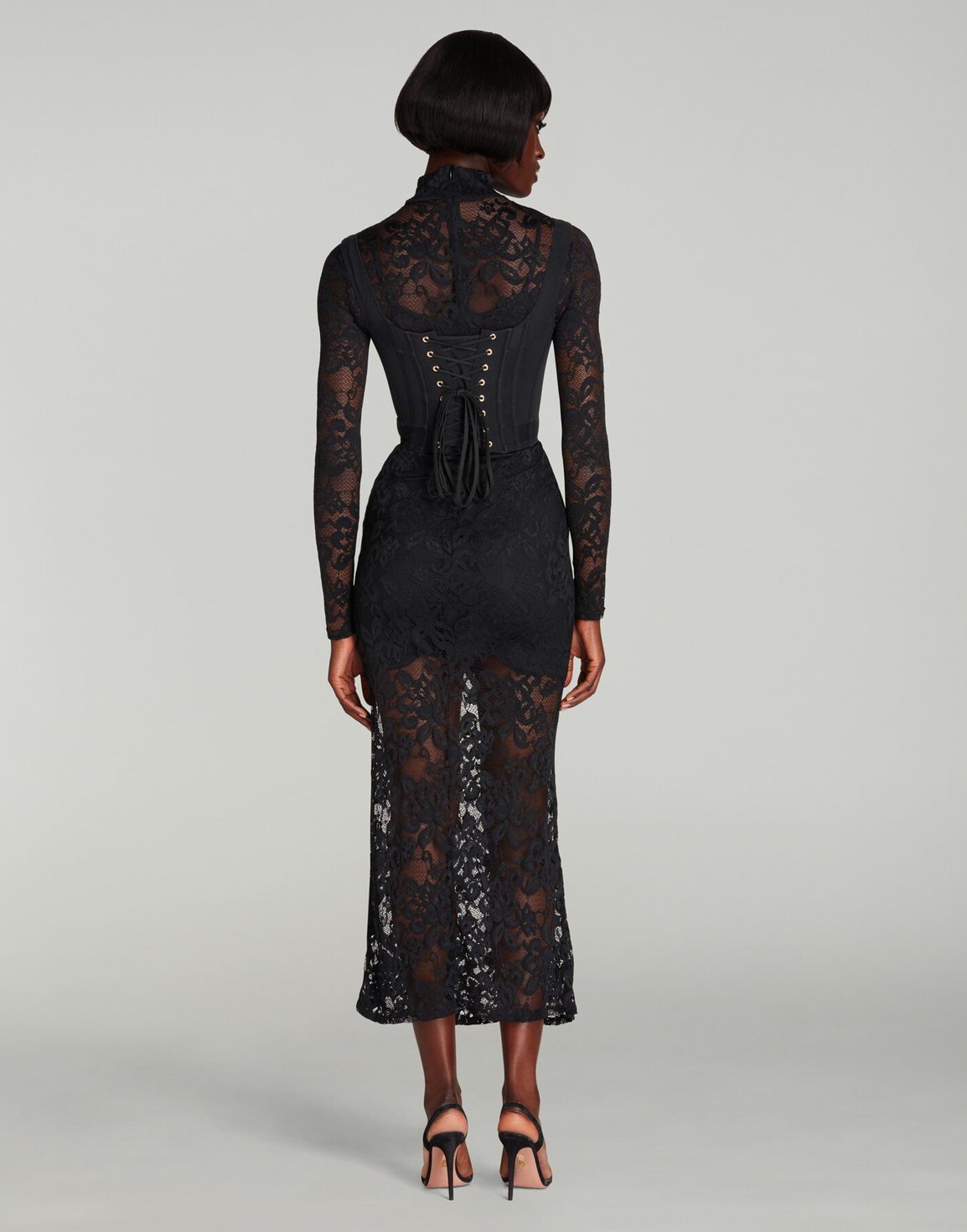 Helenia Maxi Dress Black | Agent Provocateur