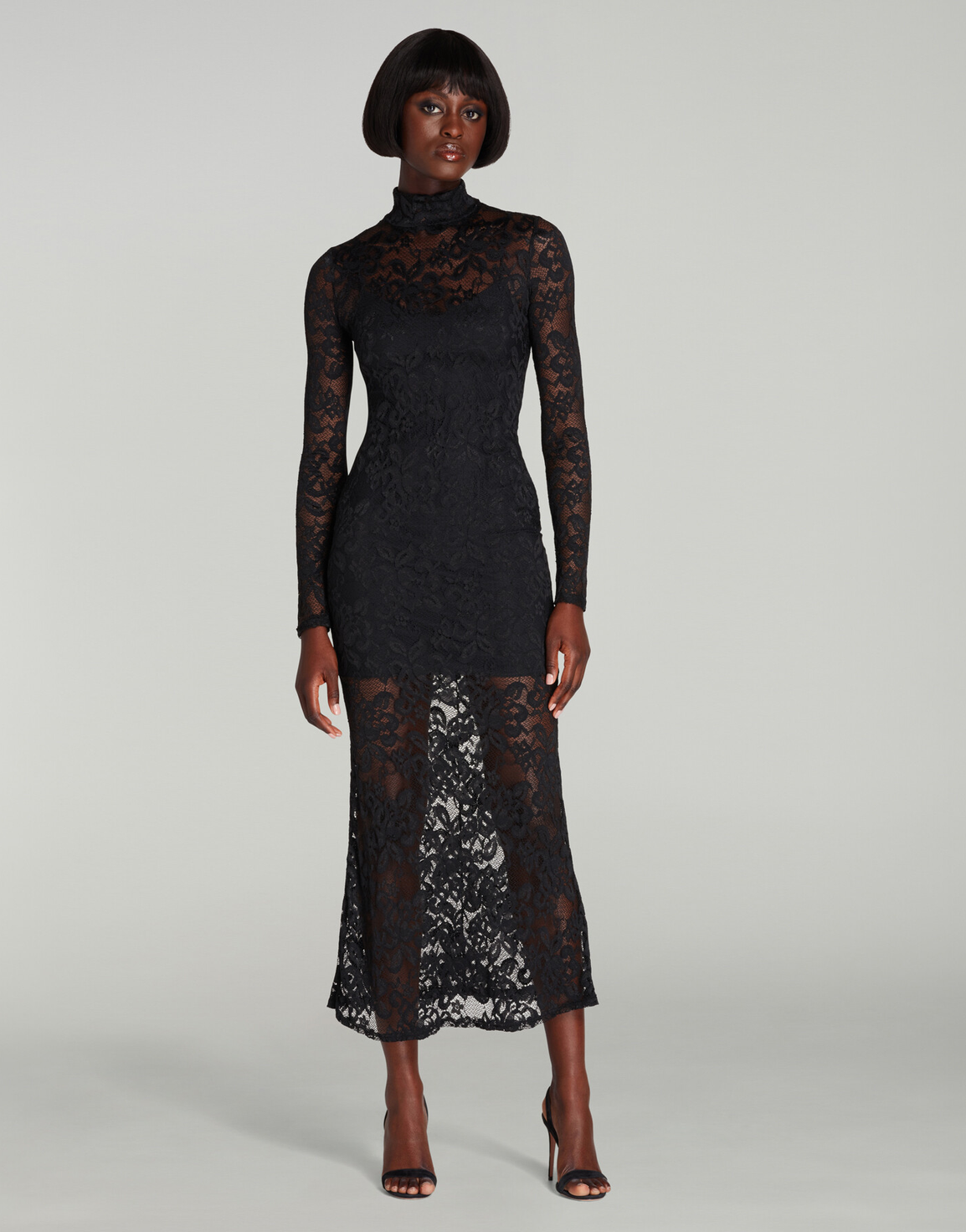 Helenia Maxi Dress Black | Agent Provocateur