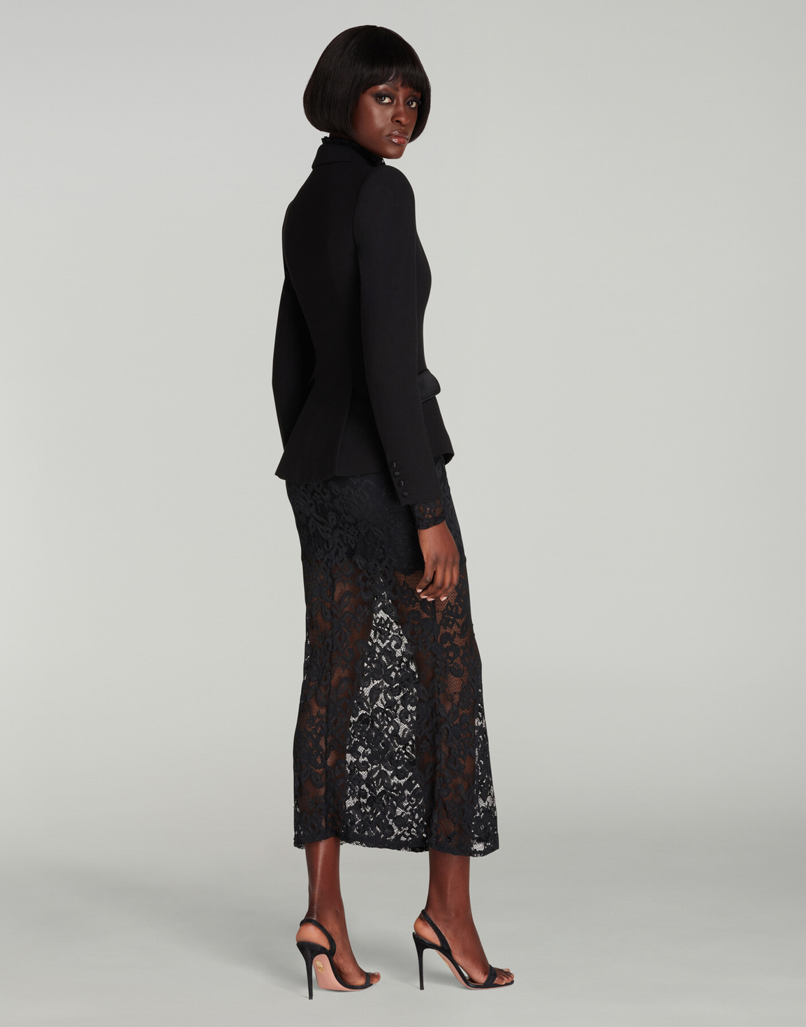 Helenia Maxi Dress Black | Agent Provocateur
