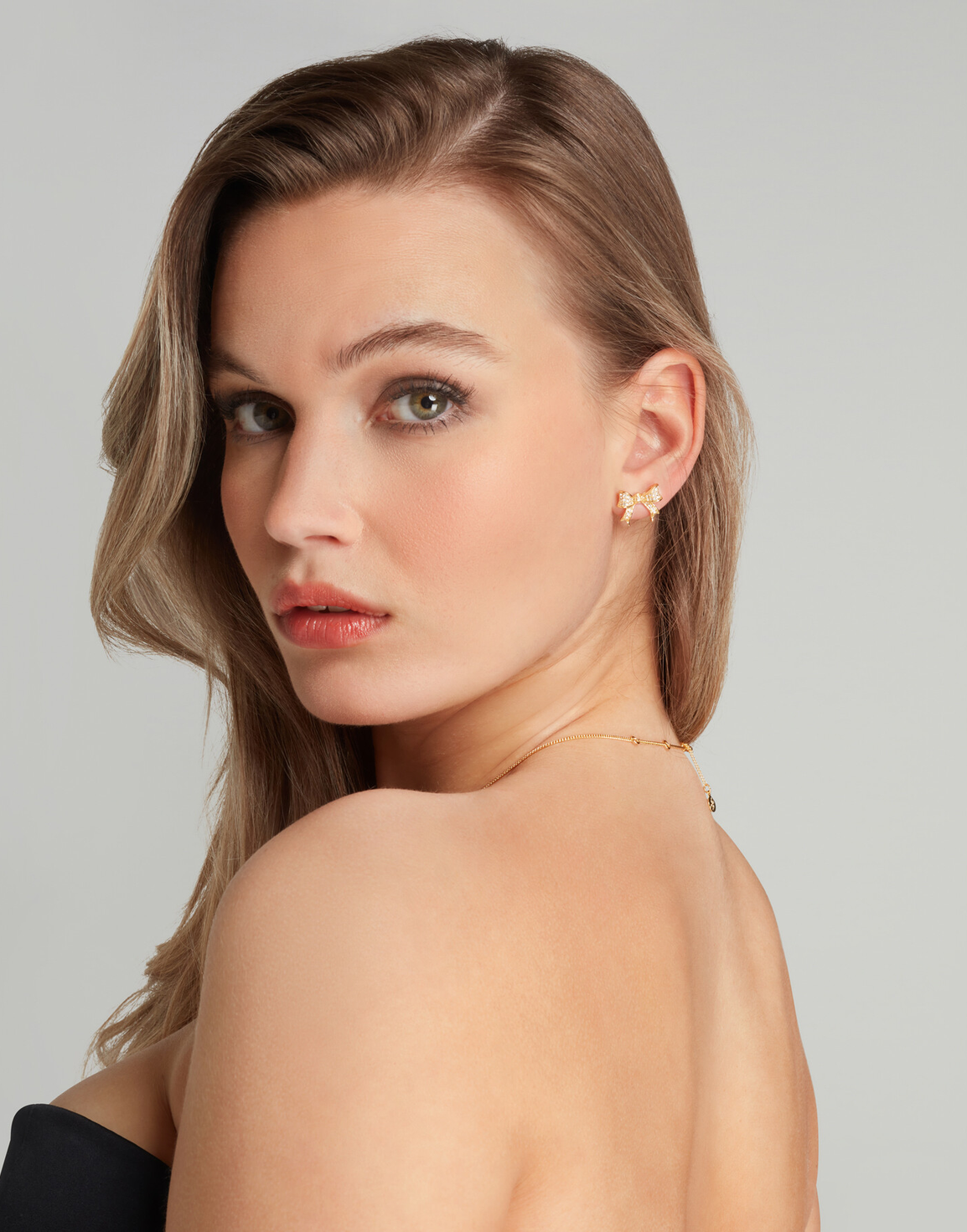 Alexy Earrings Gold/Gold | Agent Provocateur