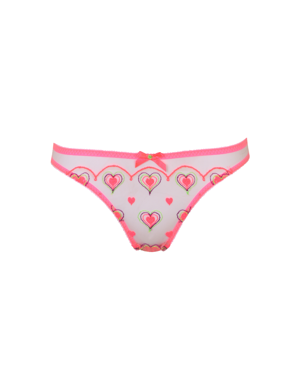 Perdia Brief Nude/Neon Pink | Agent Provocateur