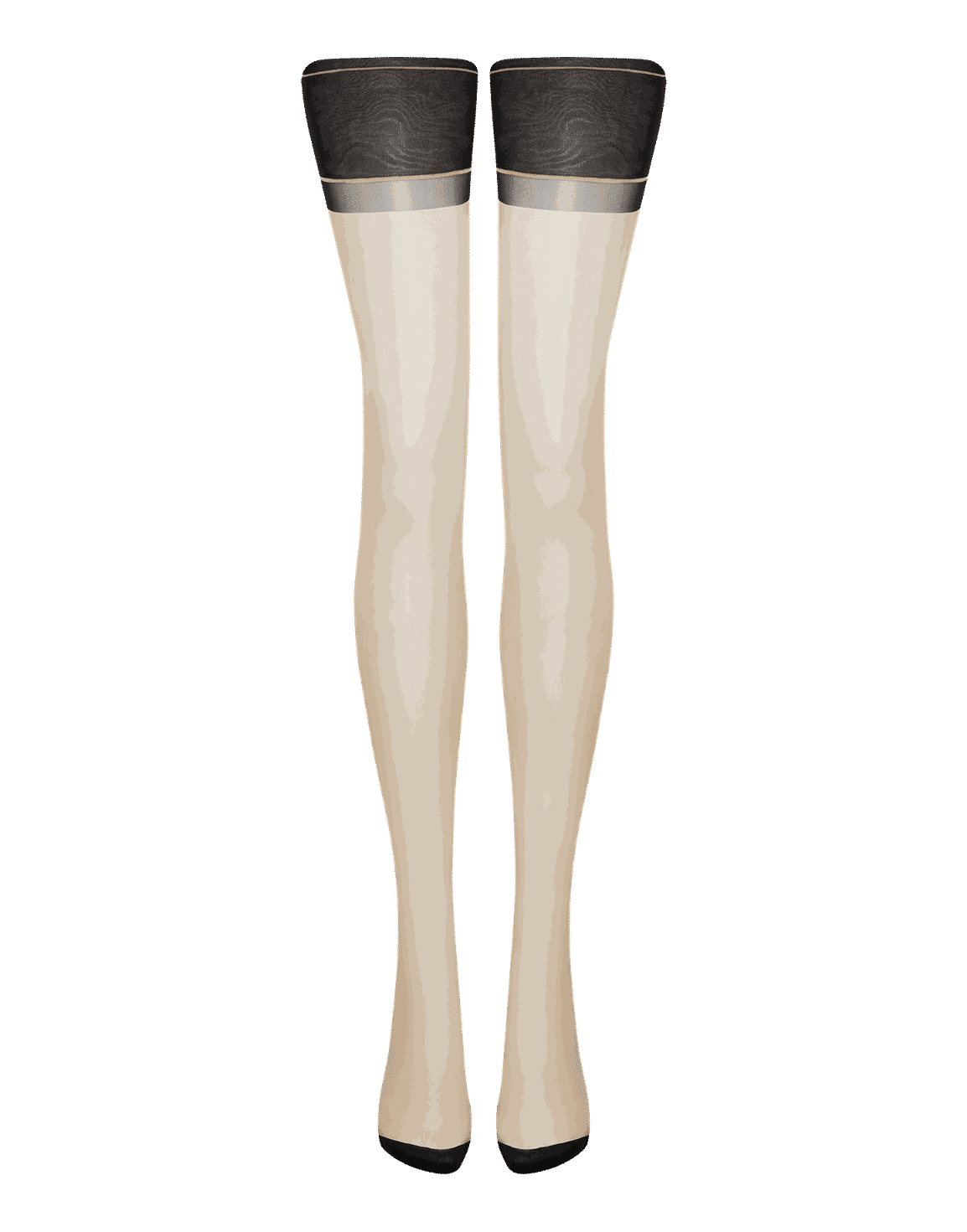 Seam & Heel Stockings Beige | Agent Provocateur