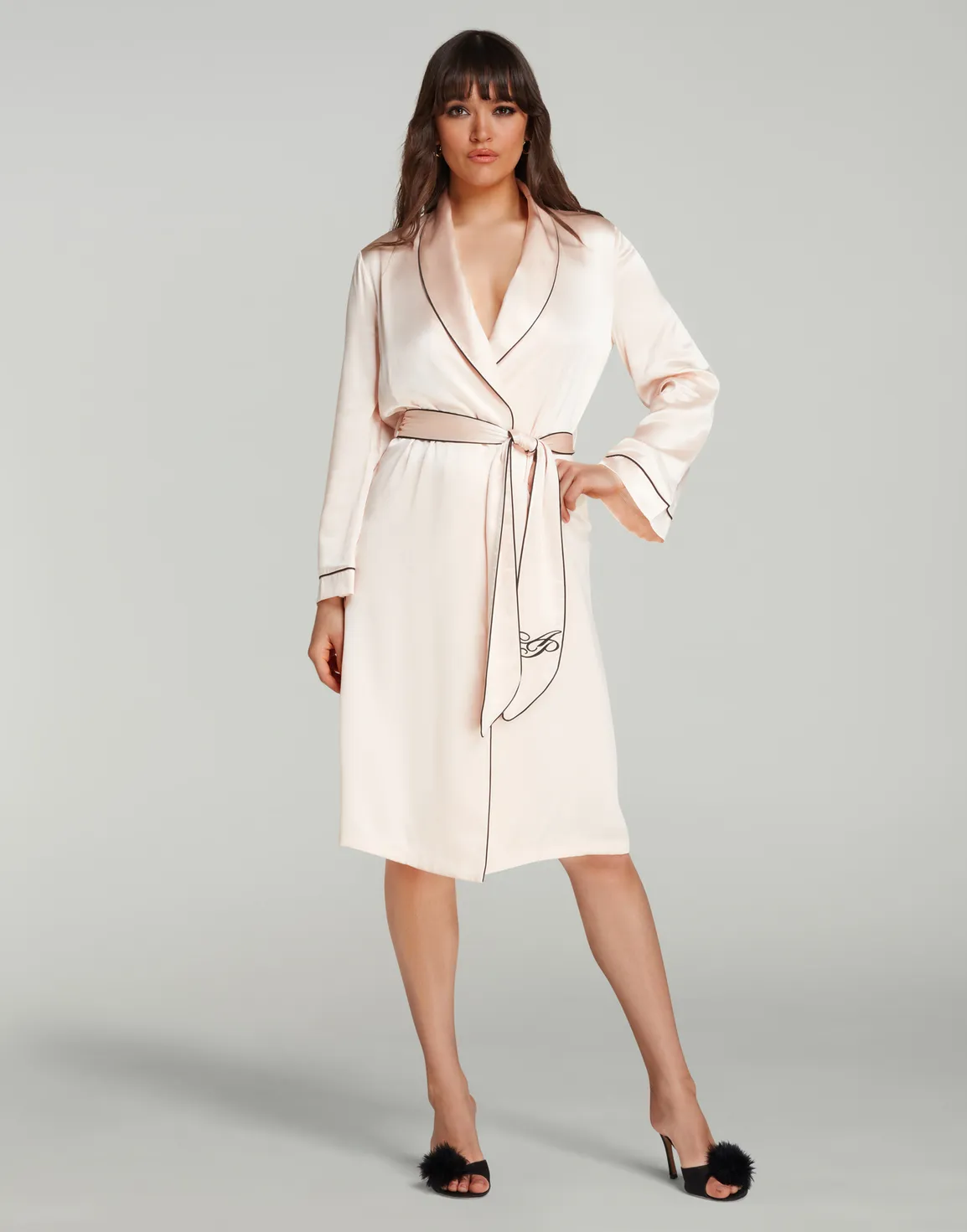 Classic PJ Dressing Gown Pink | Agent Provocateur