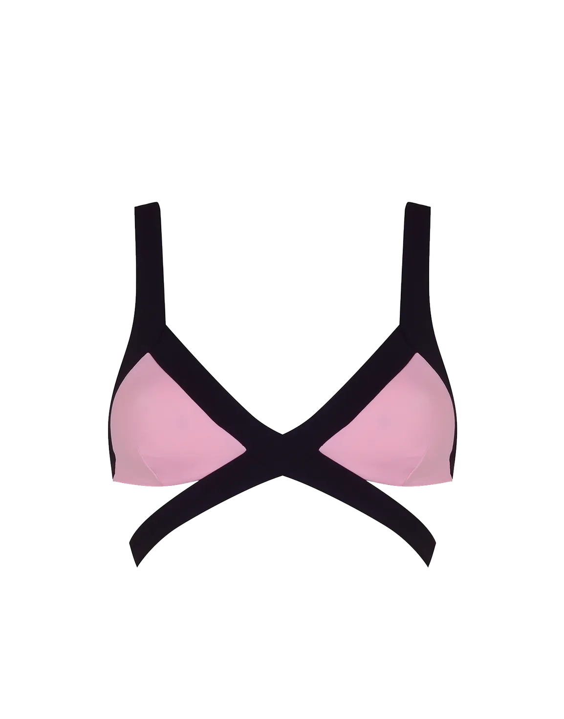 Mazzy Bikini Top Black/Pink | Agent Provocateur