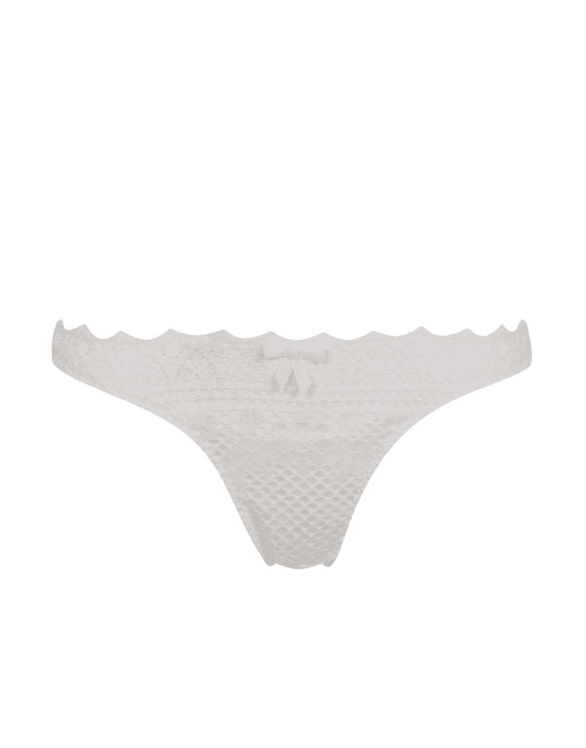 Stone High Waisted Brief White | Agent Provocateur