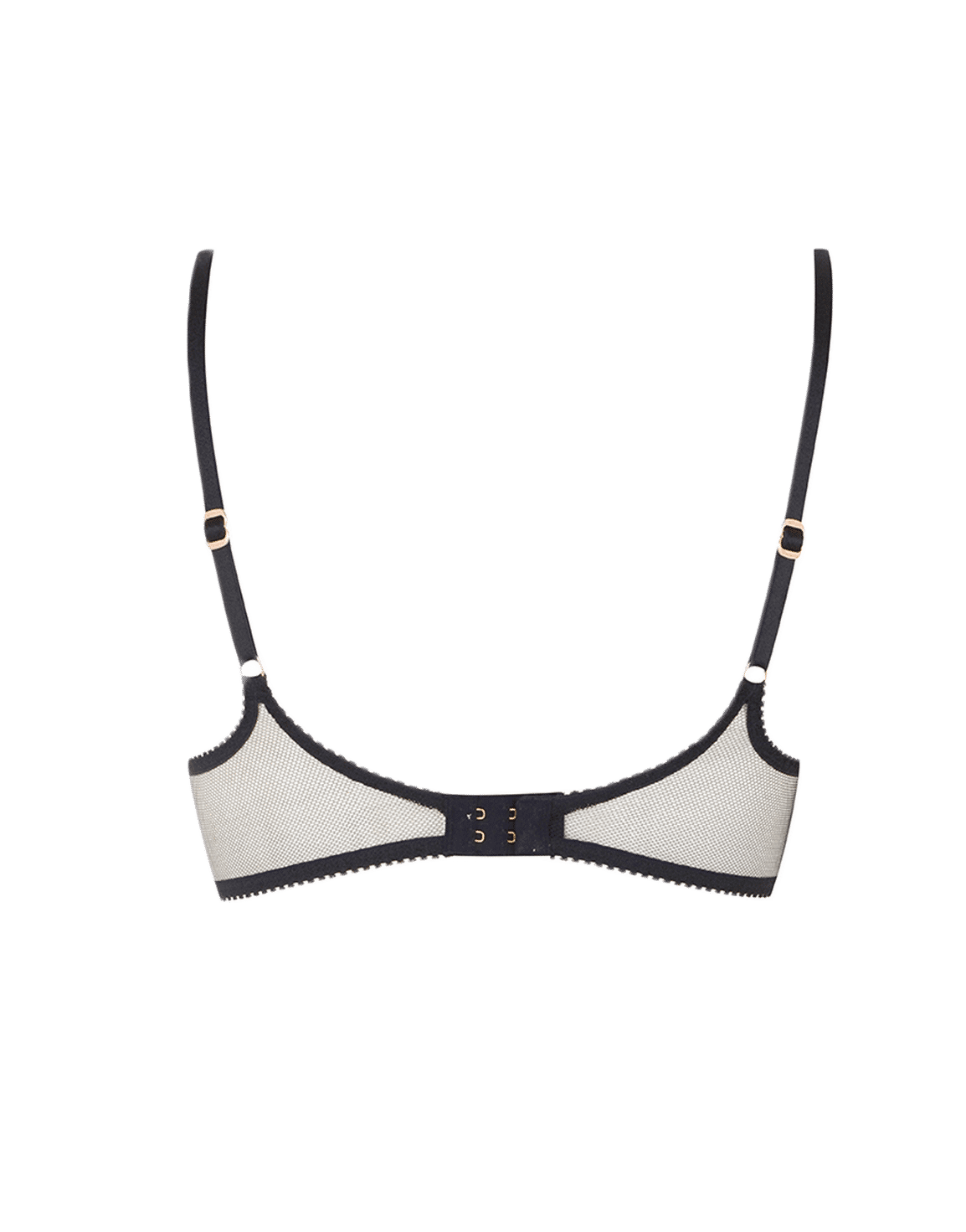 Saffi High Apex Bra Black/Nude | Agent Provocateur