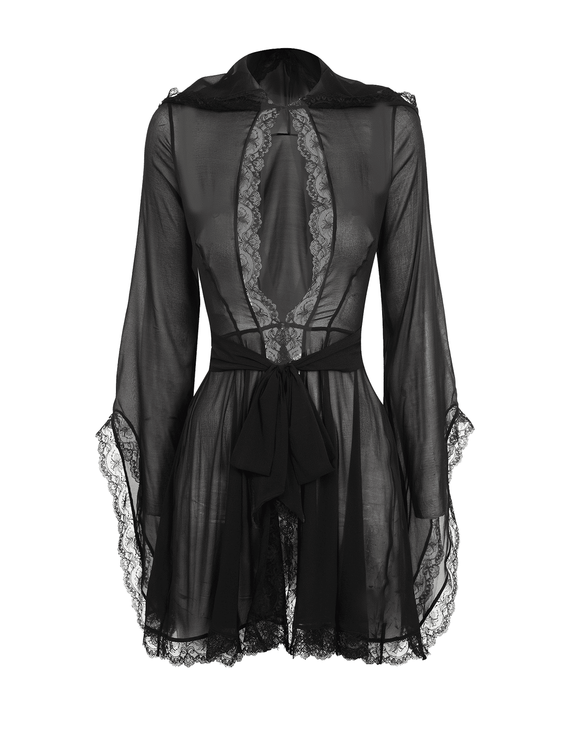 Wanda Pyjama Shirt Black | Agent Provocateur