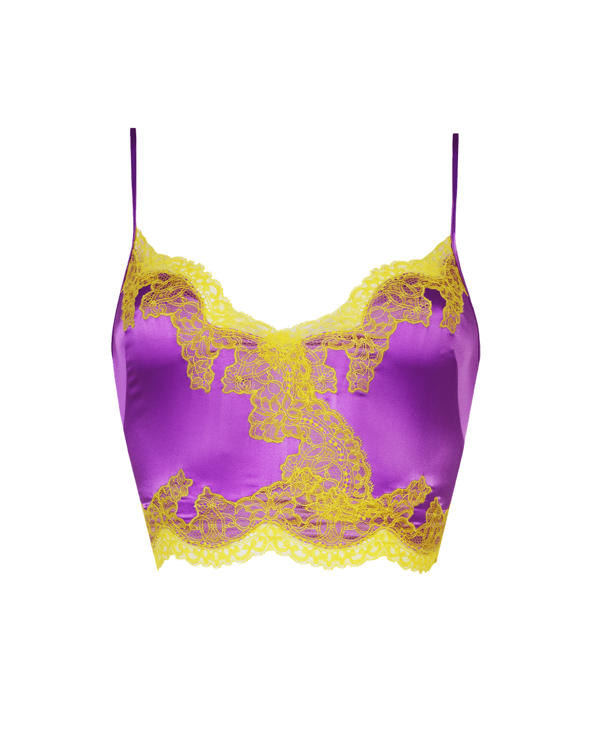 Lucie Short Slip Purple/Yellow | Agent Provocateur